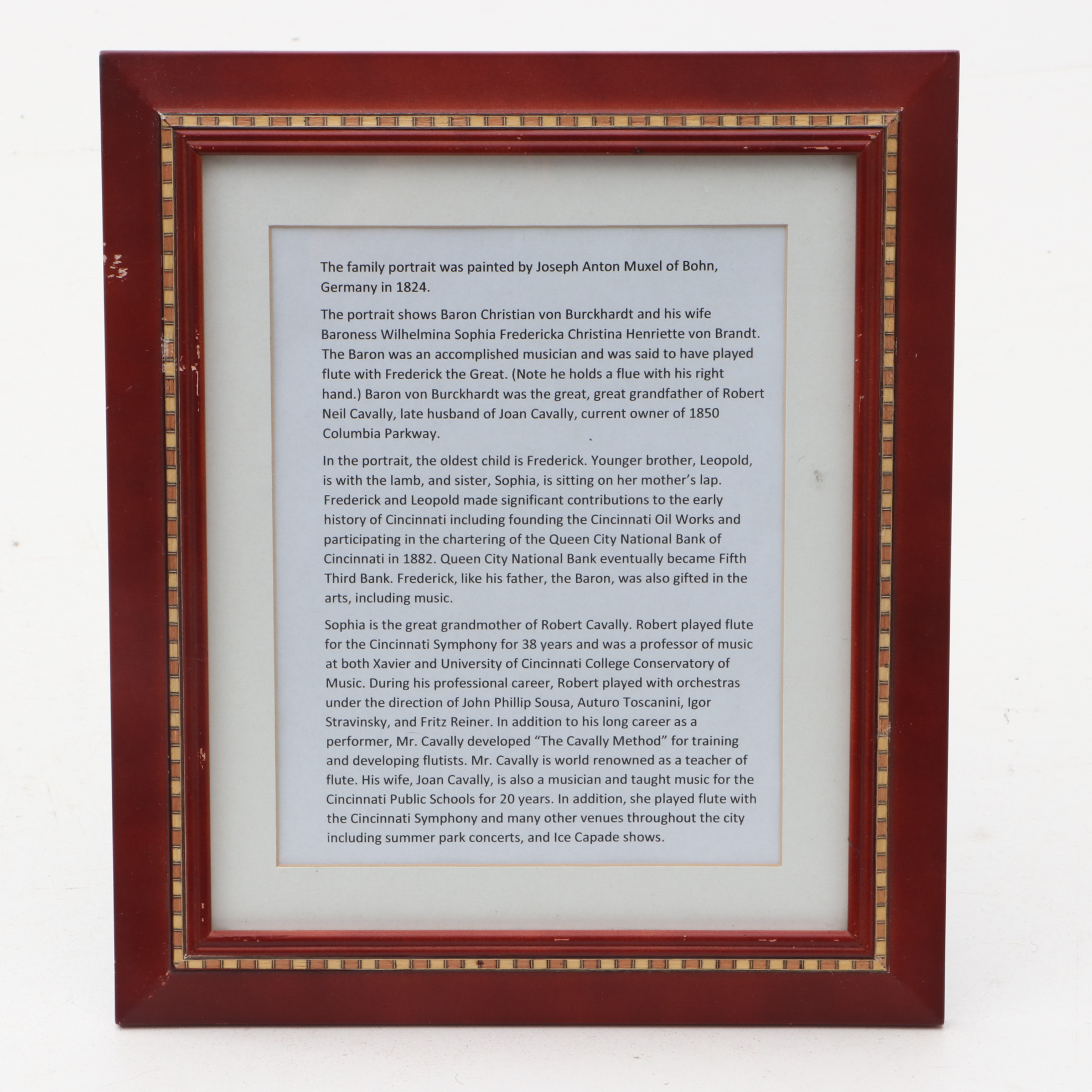 Joseph Anton Muxel 1824 Mural-Sized Family Portrait Oil Painting on Canvas