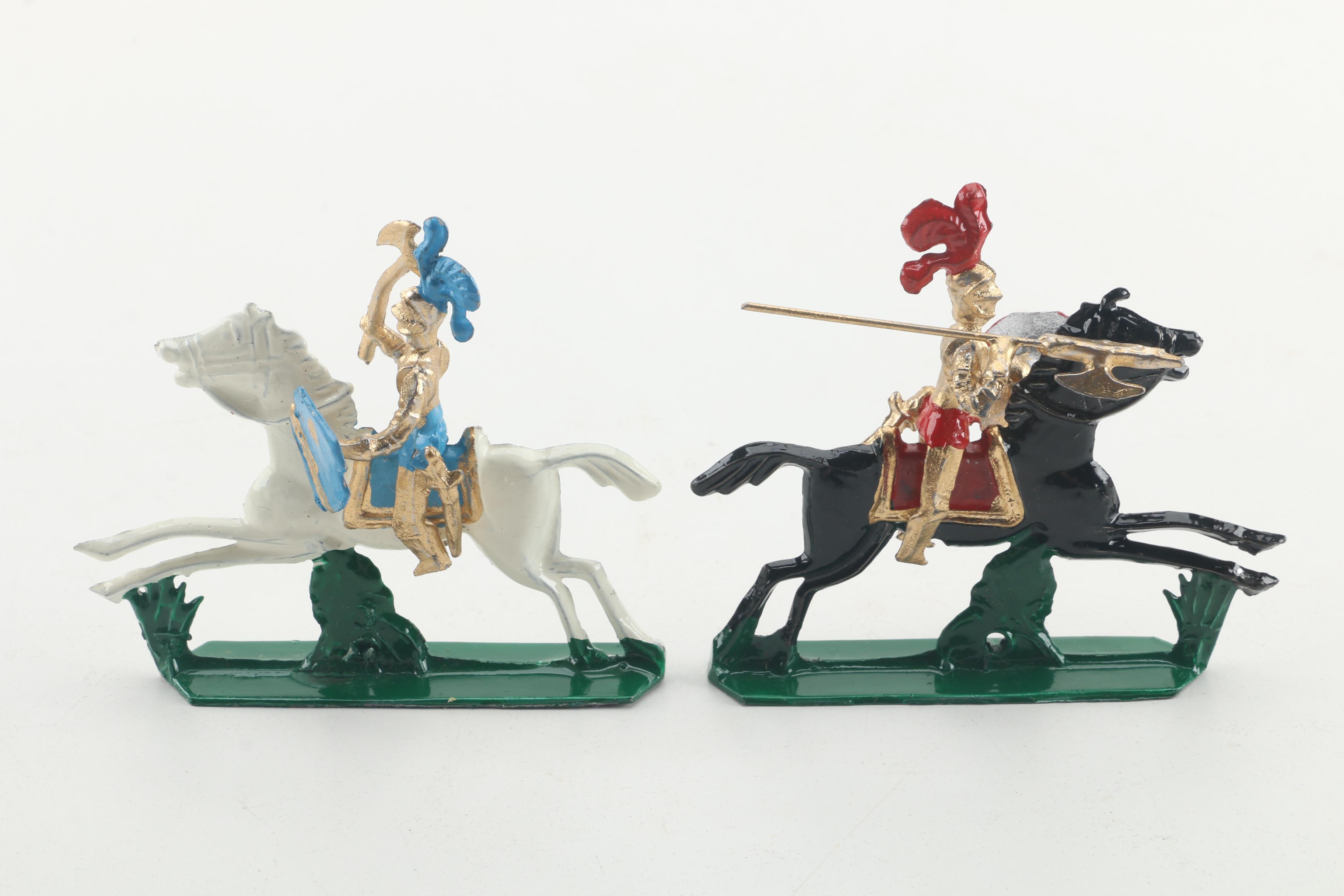 Hand Painted Cast Metal Warrior Figures
