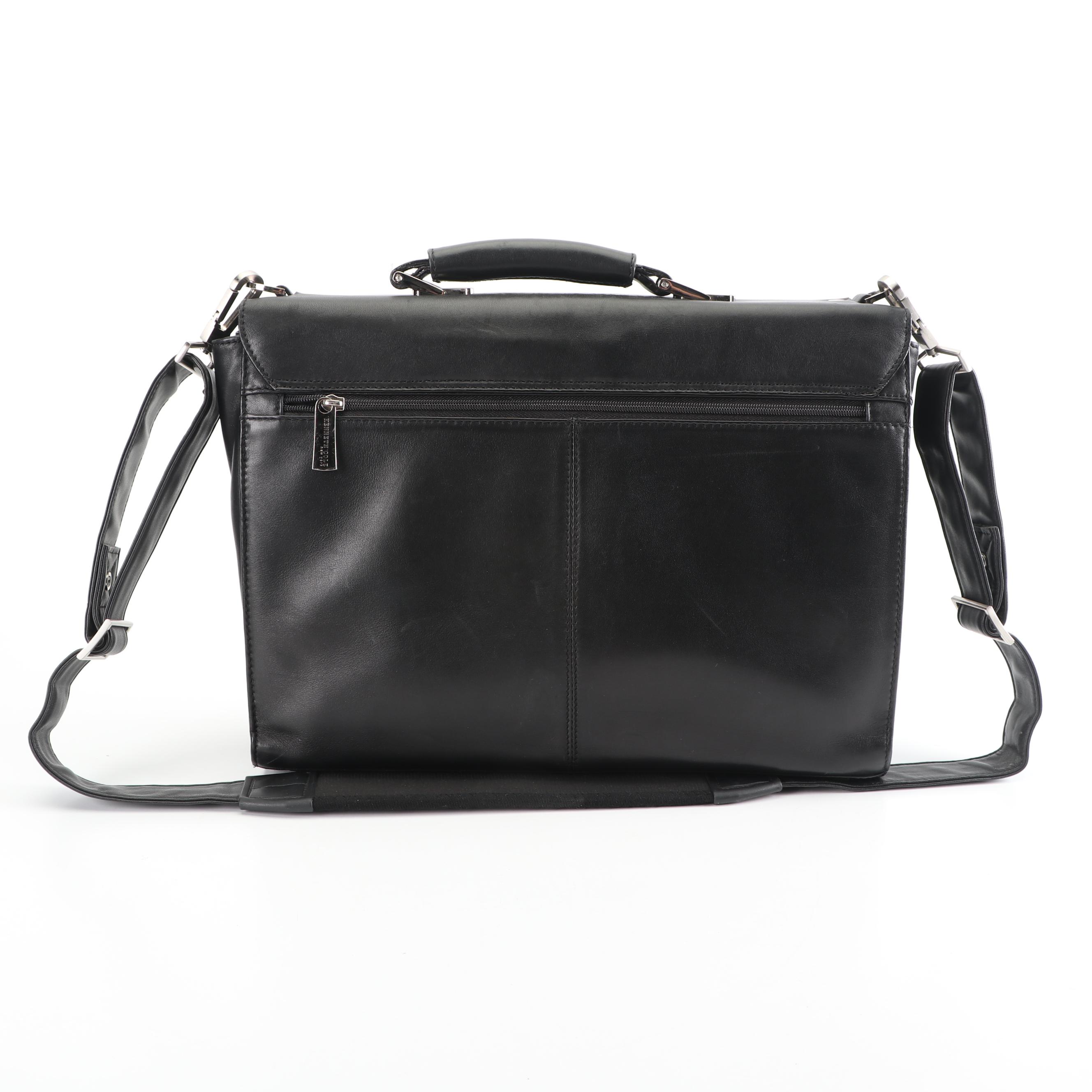 Kenneth Cole New York Leather Briefcase and Cole Haan Leather Portfolio