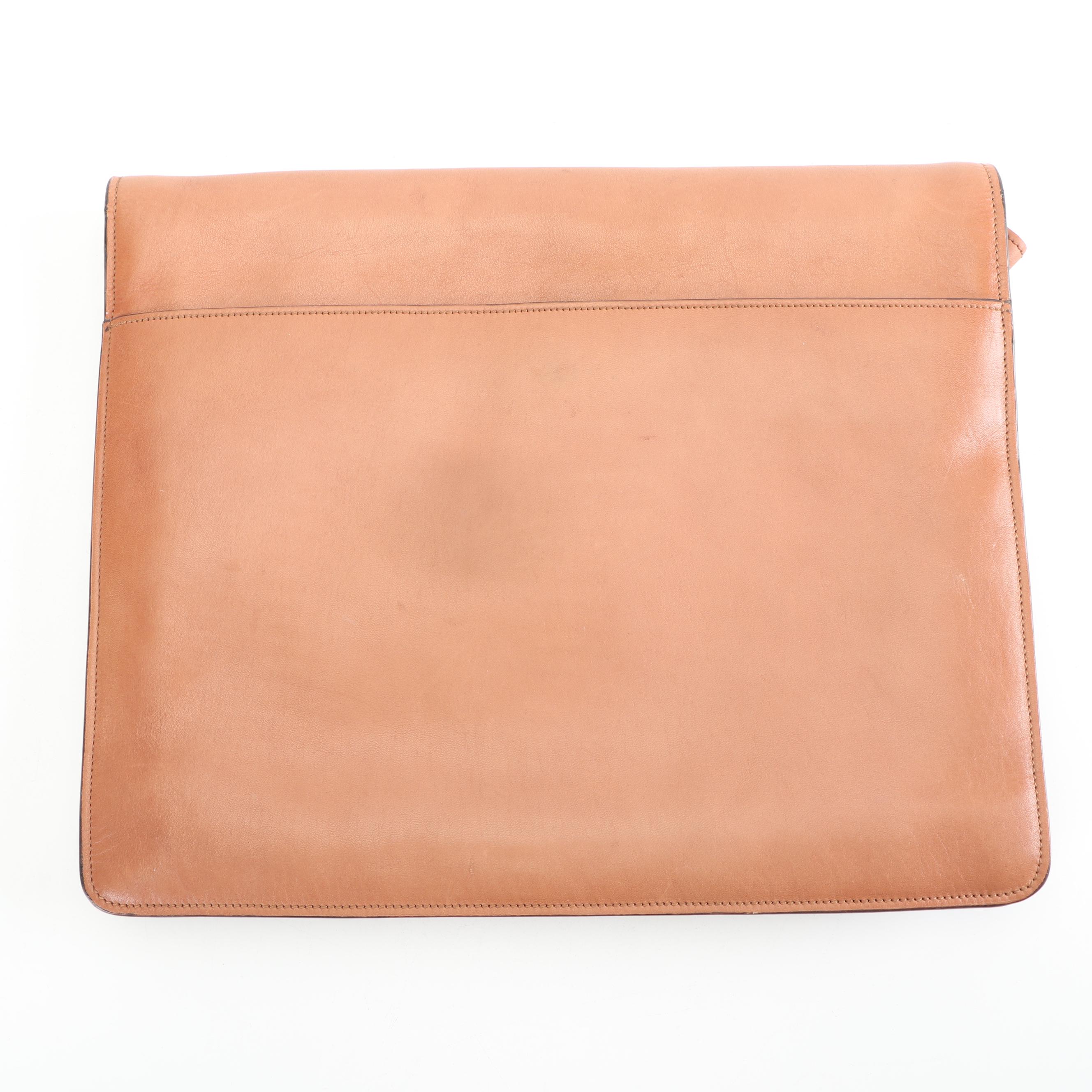 Kenneth Cole New York Leather Briefcase and Cole Haan Leather Portfolio