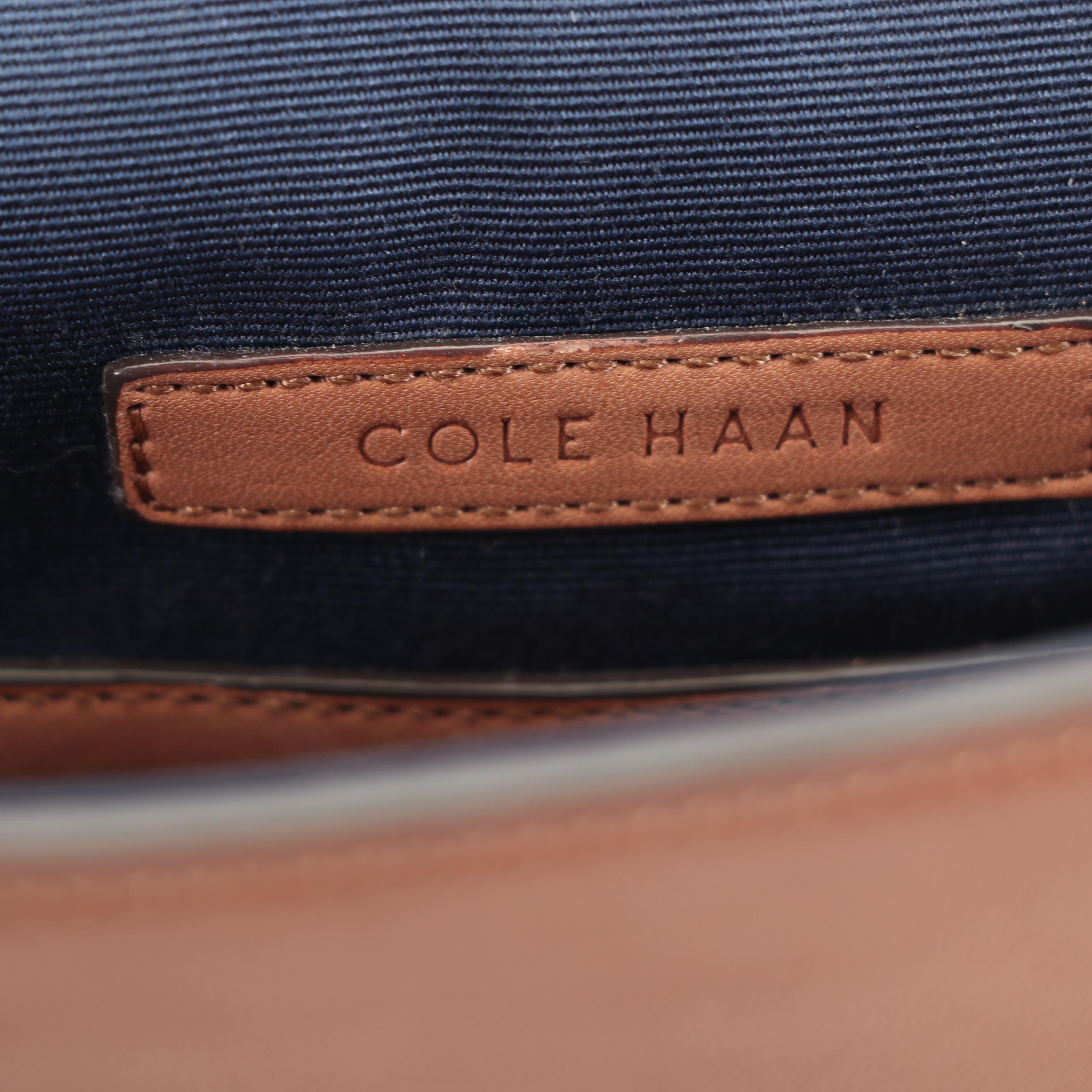 Kenneth Cole New York Leather Briefcase and Cole Haan Leather Portfolio