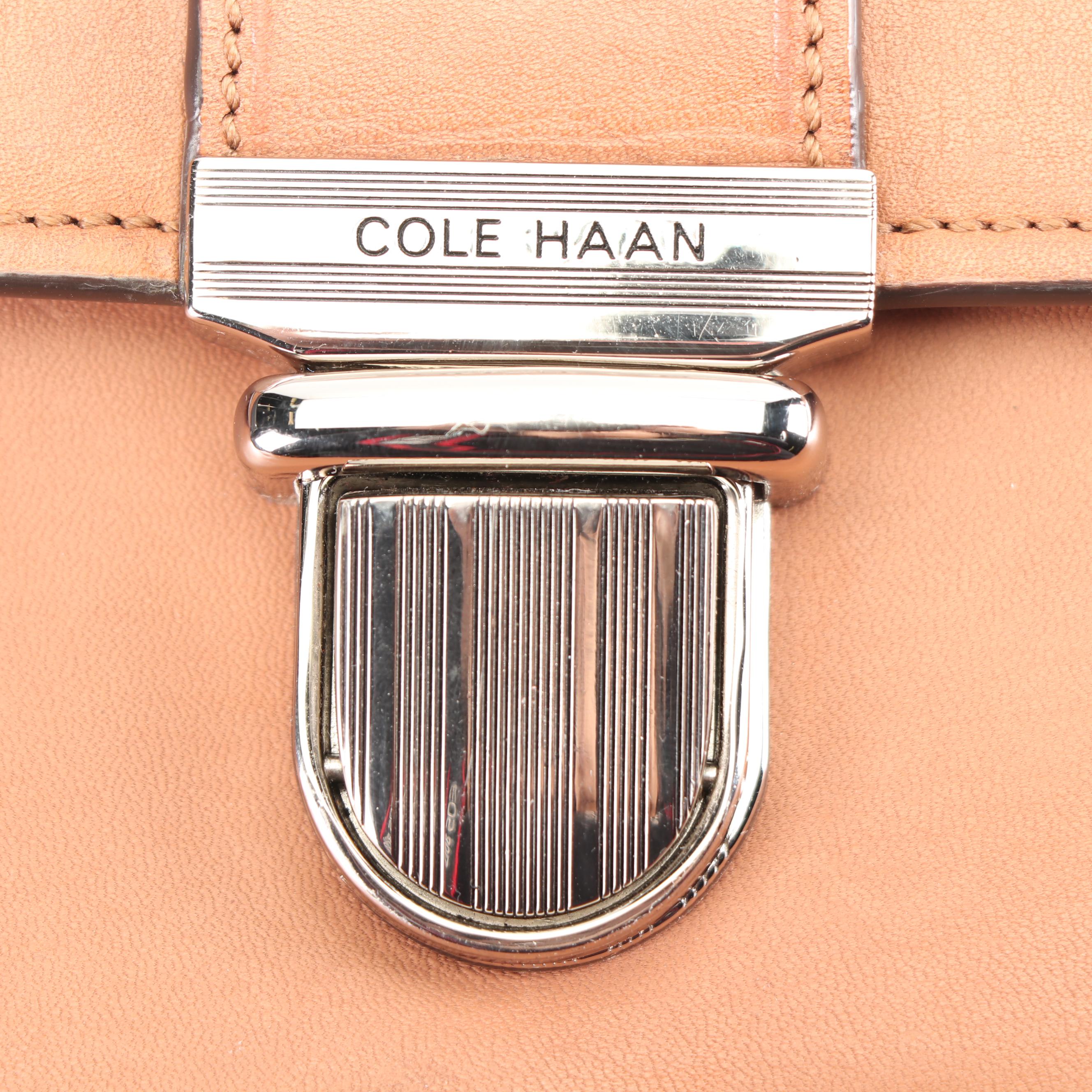 Kenneth Cole New York Leather Briefcase and Cole Haan Leather Portfolio