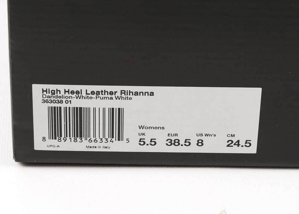 Puma x Rihanna Italian Leather High Heel Sneakers