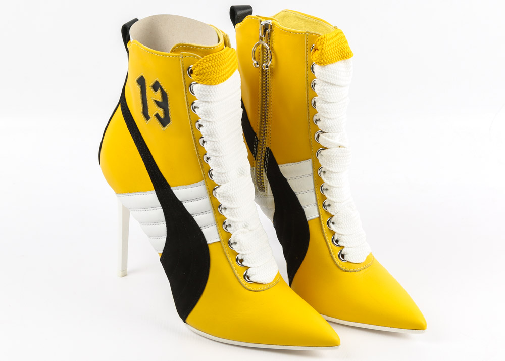 Puma x Rihanna Italian Leather High Heel Sneakers