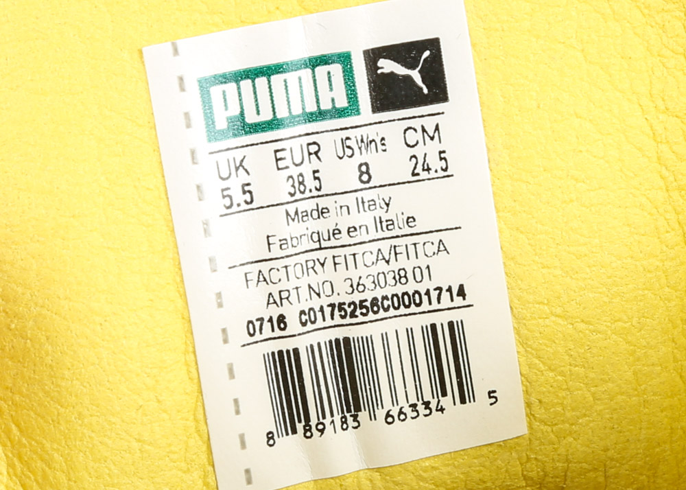 Puma x Rihanna Italian Leather High Heel Sneakers