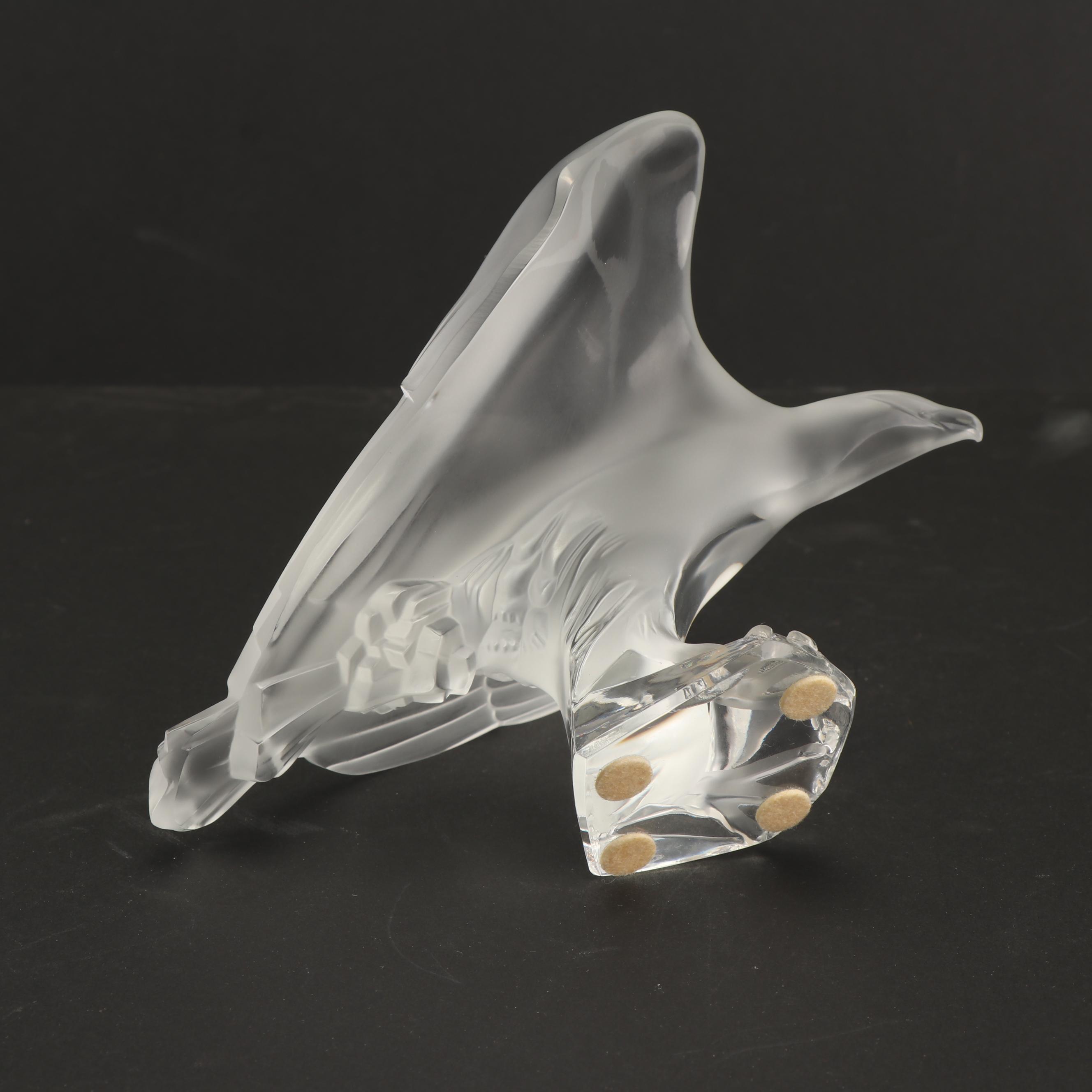 Lalique "Royal Eagle" Crystal Figurine