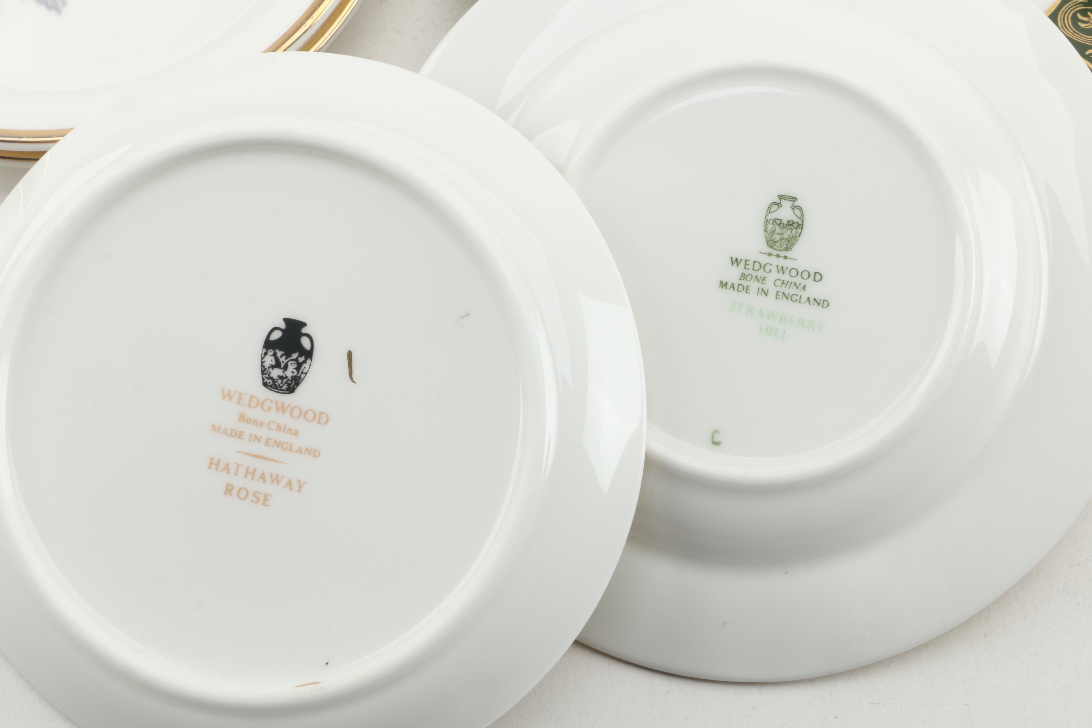 Vintage Wedgwood Cups and Saucers with Ashtrays and Coasters