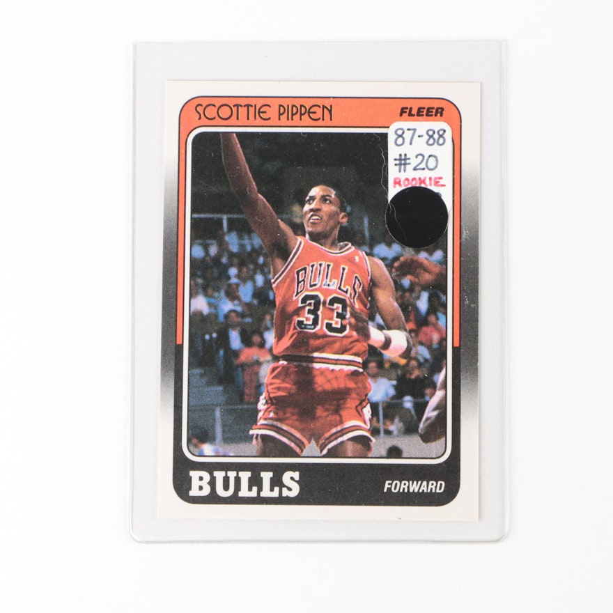 1988 Scottie Pippen Rookie Trading Card