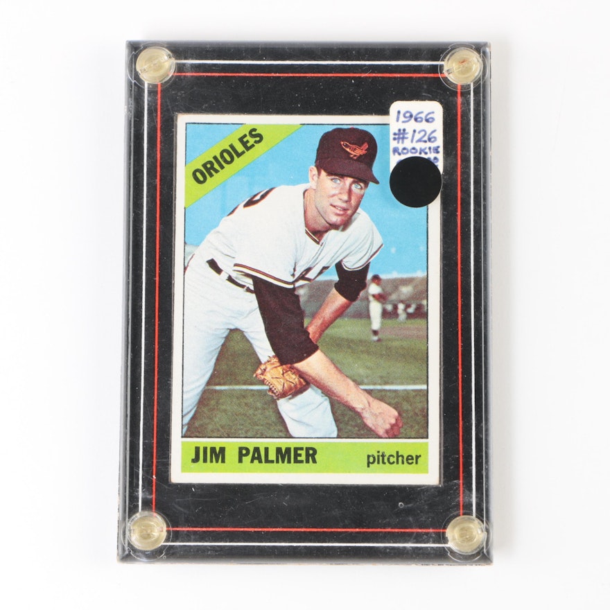 1966 Jim Palmer Baltimore Orioles Rookie Trading Card