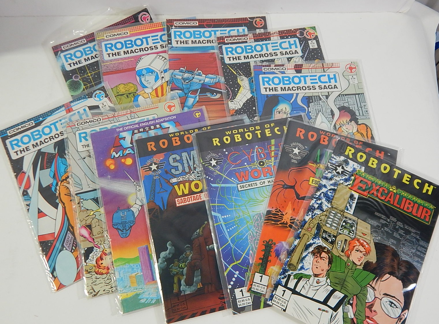 Modern Age Manga Comics featuring Robotech