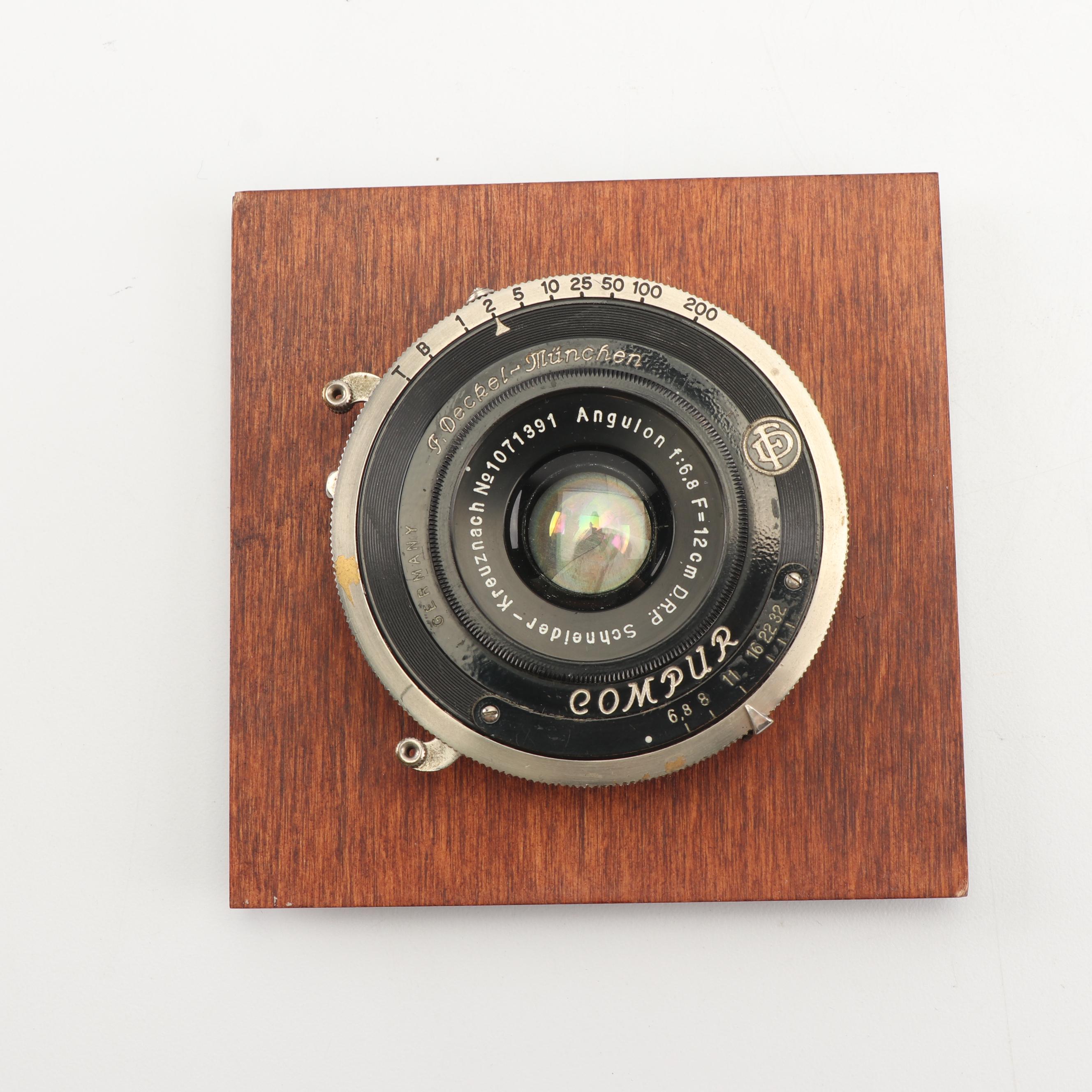 C. 1920s Agfa Ansco Wood Body Large Format Camera with Lenses and Accessories