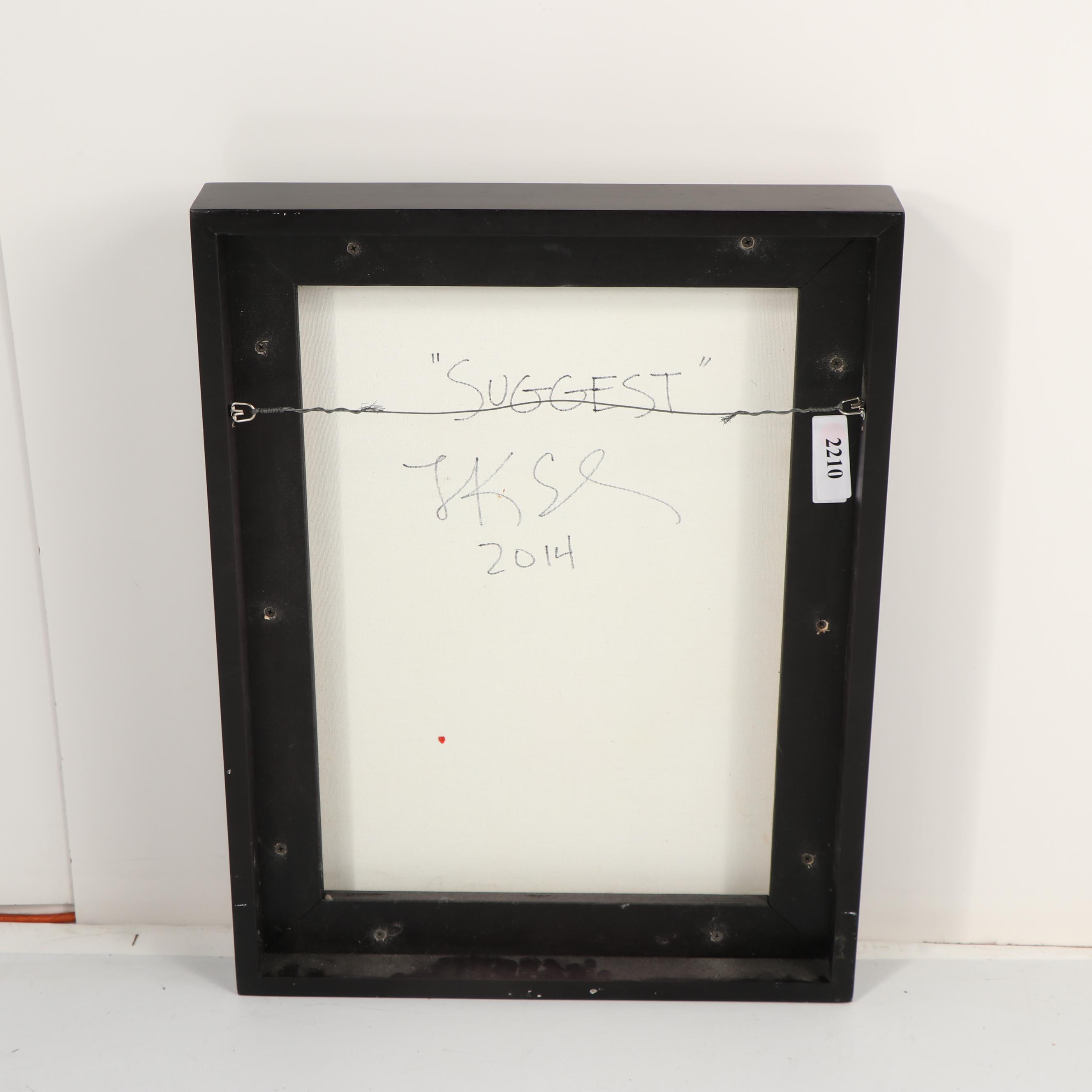 Elia Gonzalez Mixed Media Painting "Suggest"