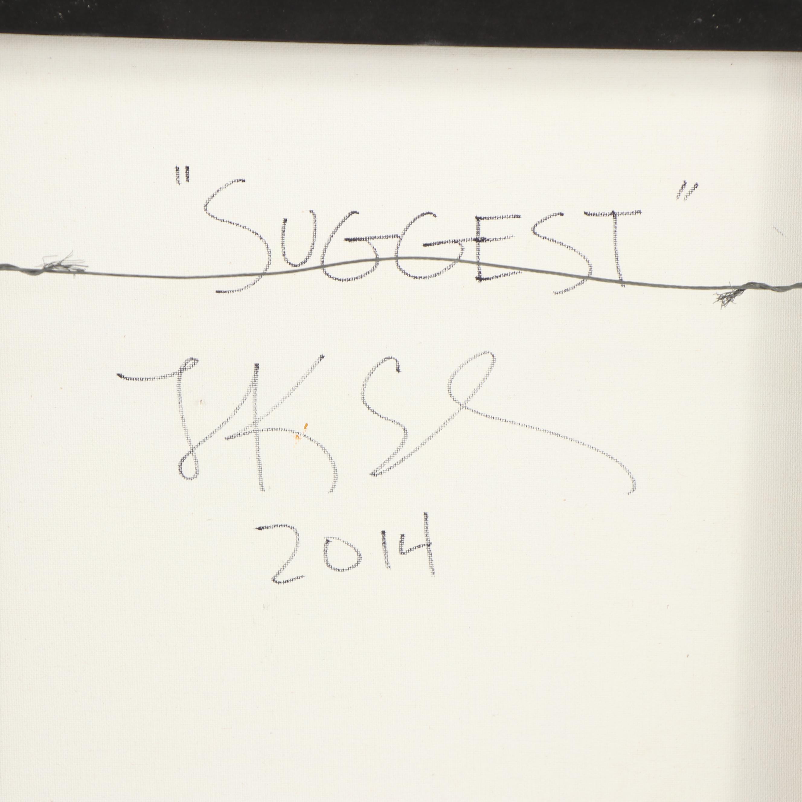 Elia Gonzalez Mixed Media Painting "Suggest"