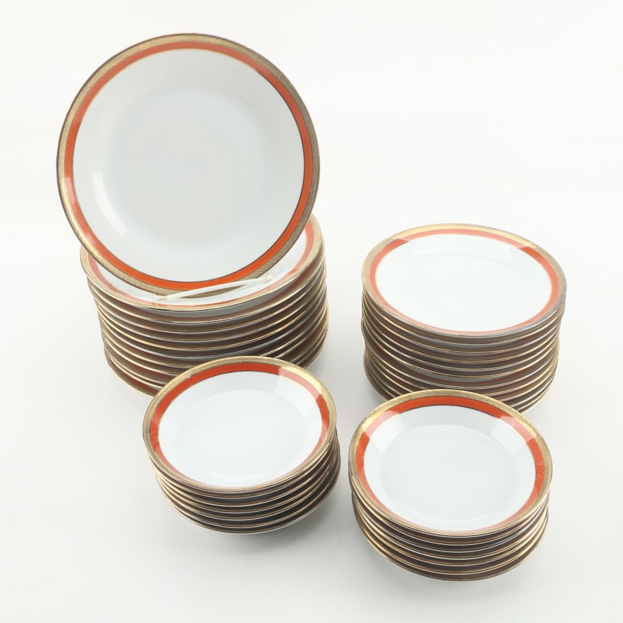 Richard Ginori "Palermo Rust" Porcelain Dinnerware c. 1977-95