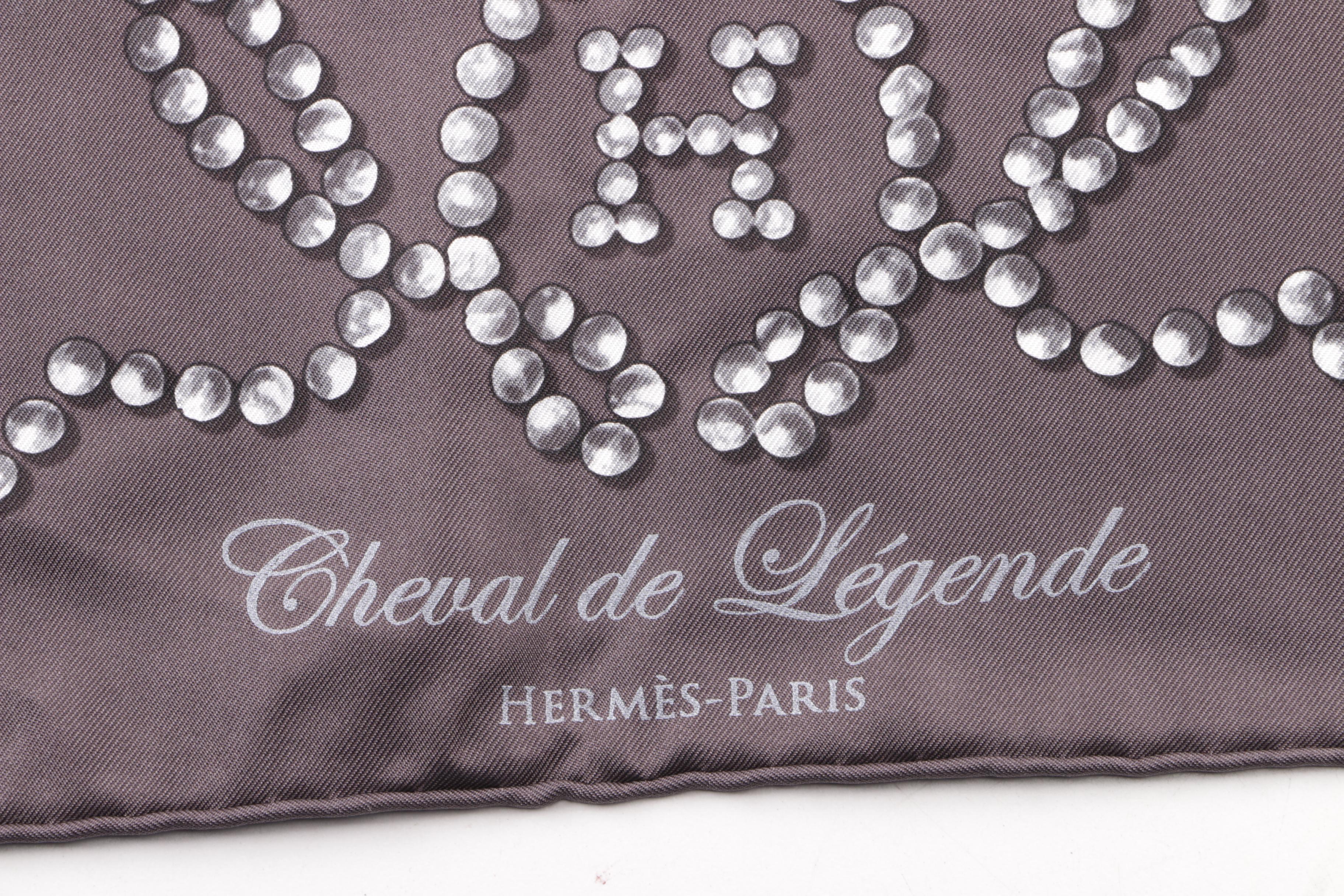 Hermès of Paris "Cheval de Legende" Silk Scarf