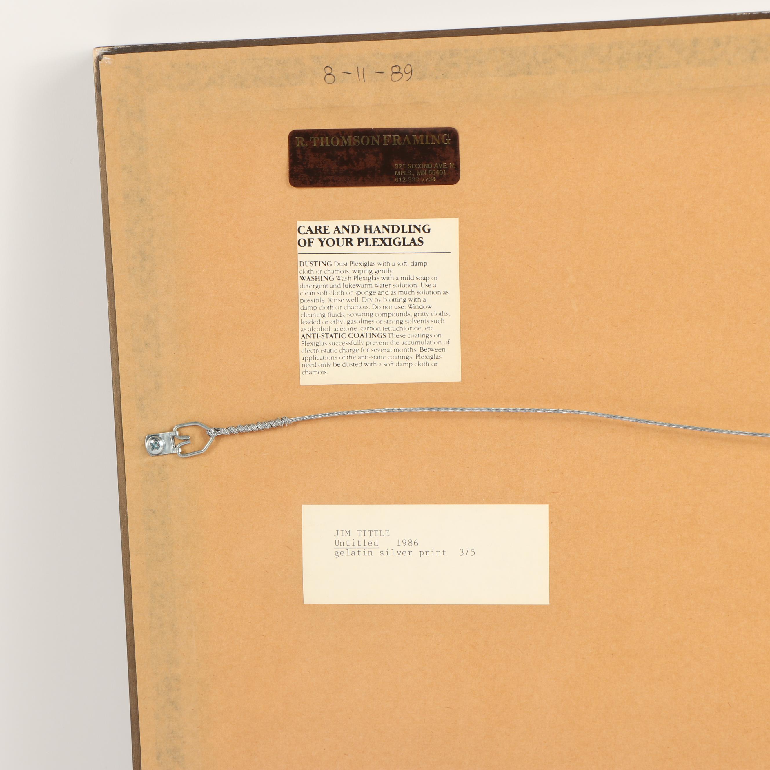 Jim Tittle Silver Gelatin Photograph