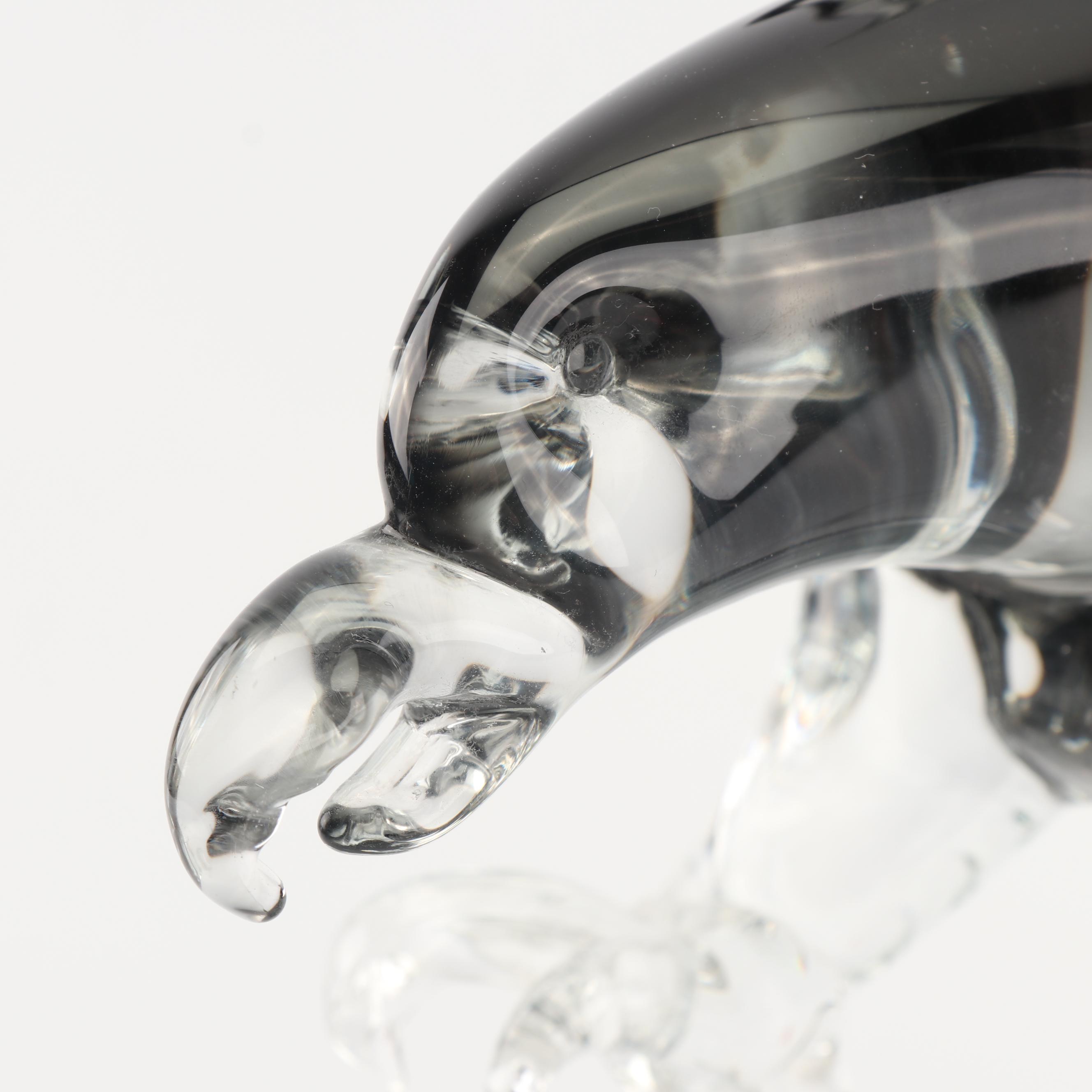 Blown Glass Eagle Sculpture