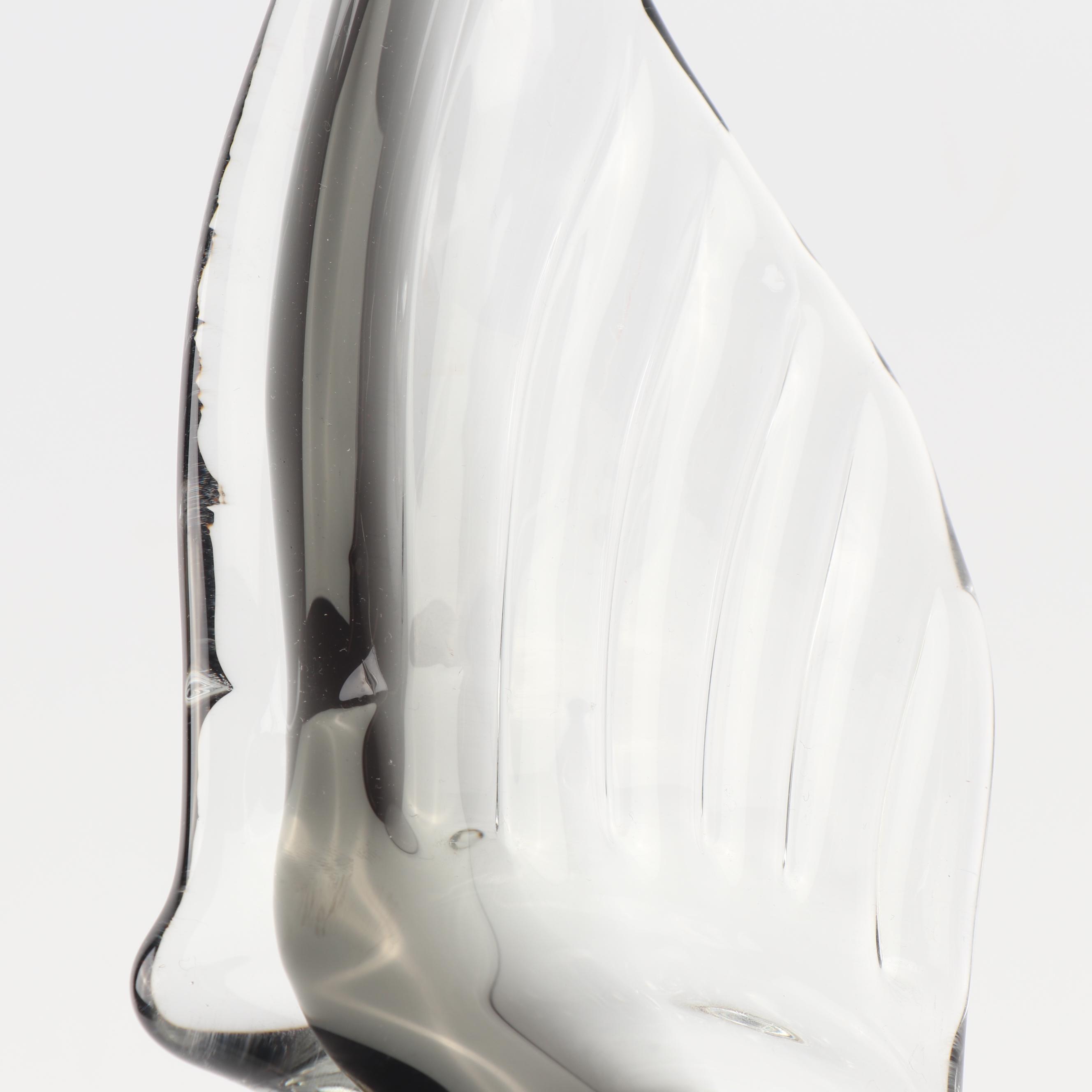 Blown Glass Eagle Sculpture