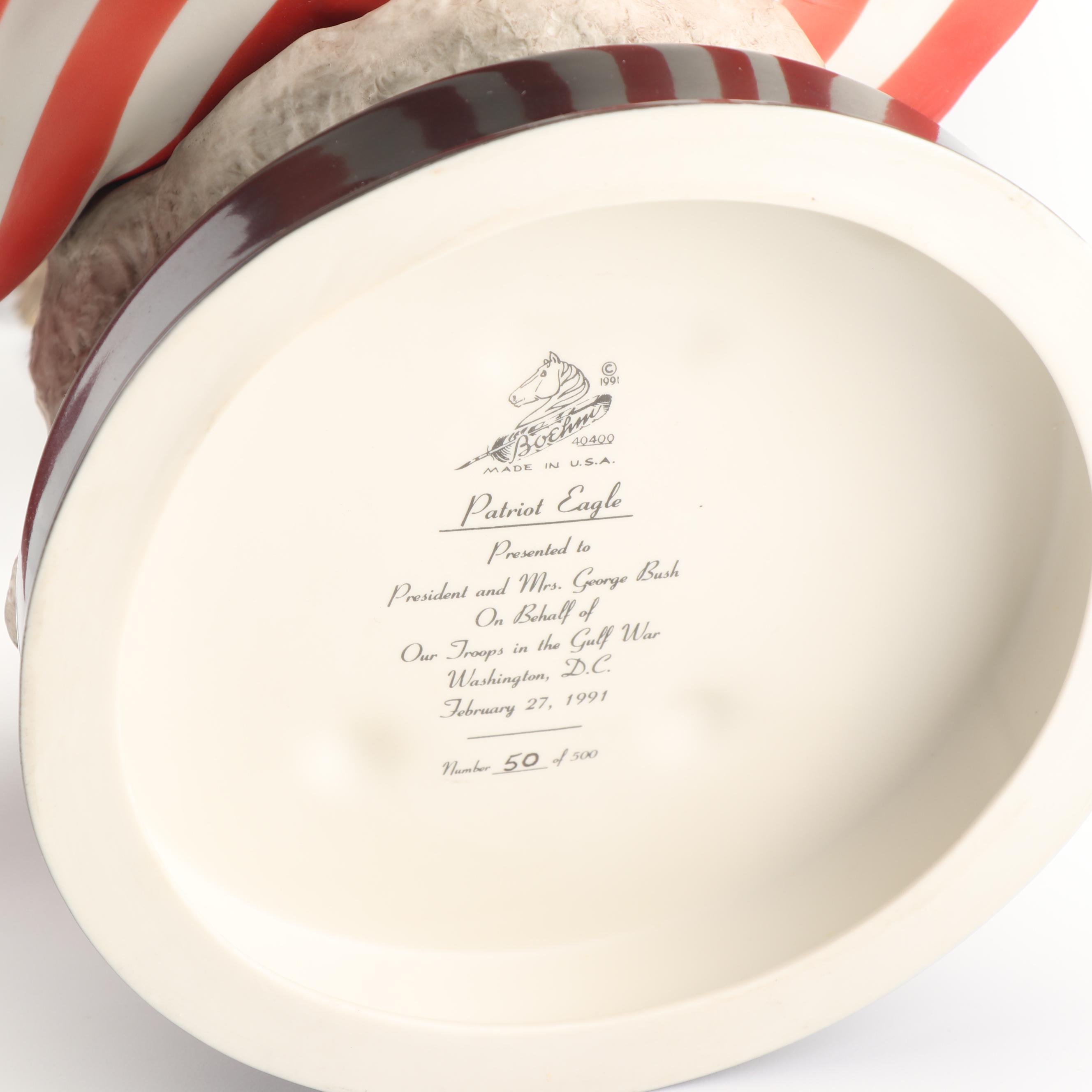 Boehm Hand-Painted Porcelain Figure "Patriot Eagle"