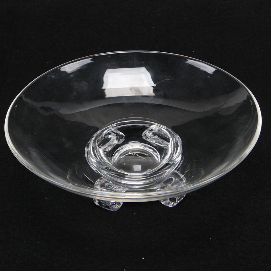 Steuben Glass Footed Bowl