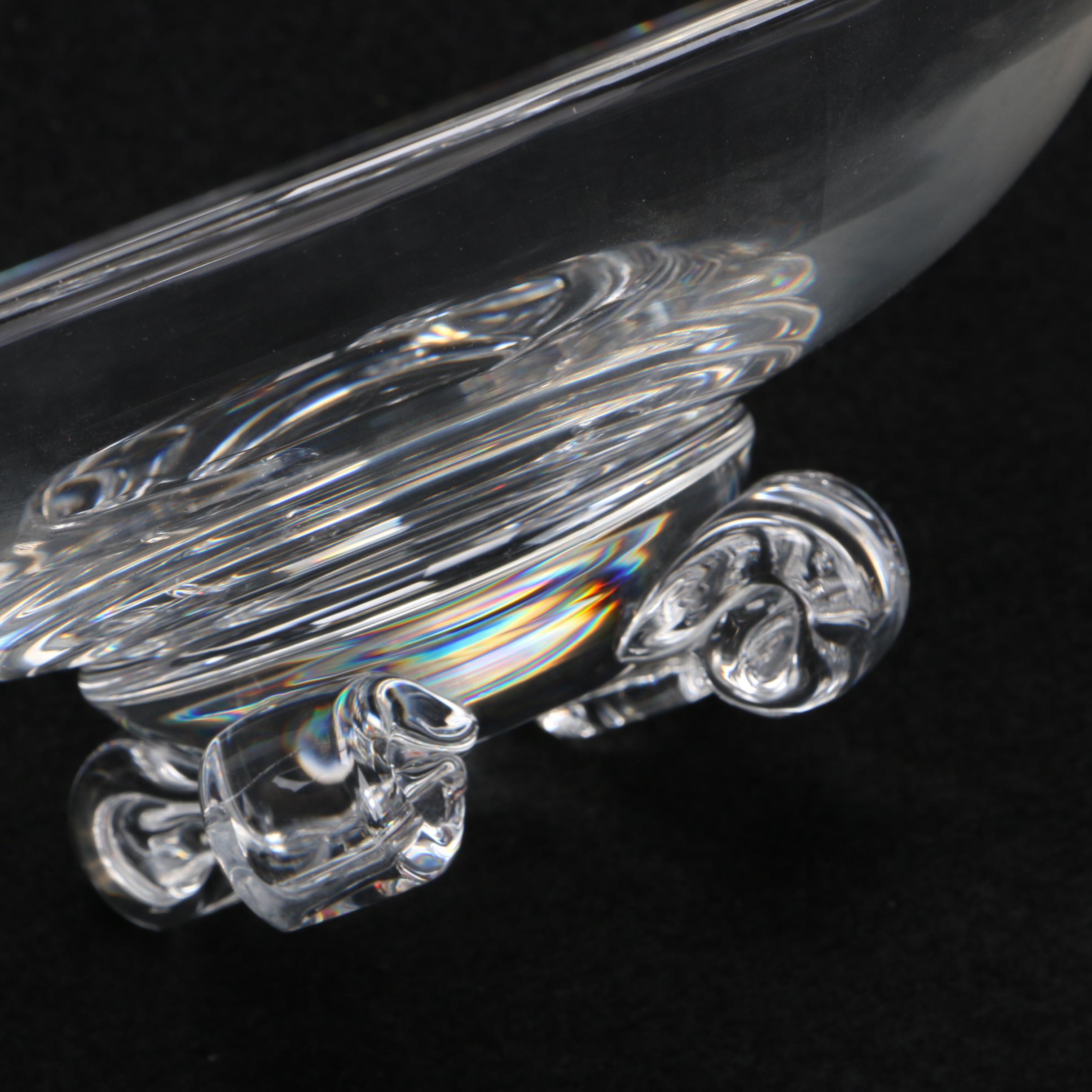Steuben Glass Footed Bowl