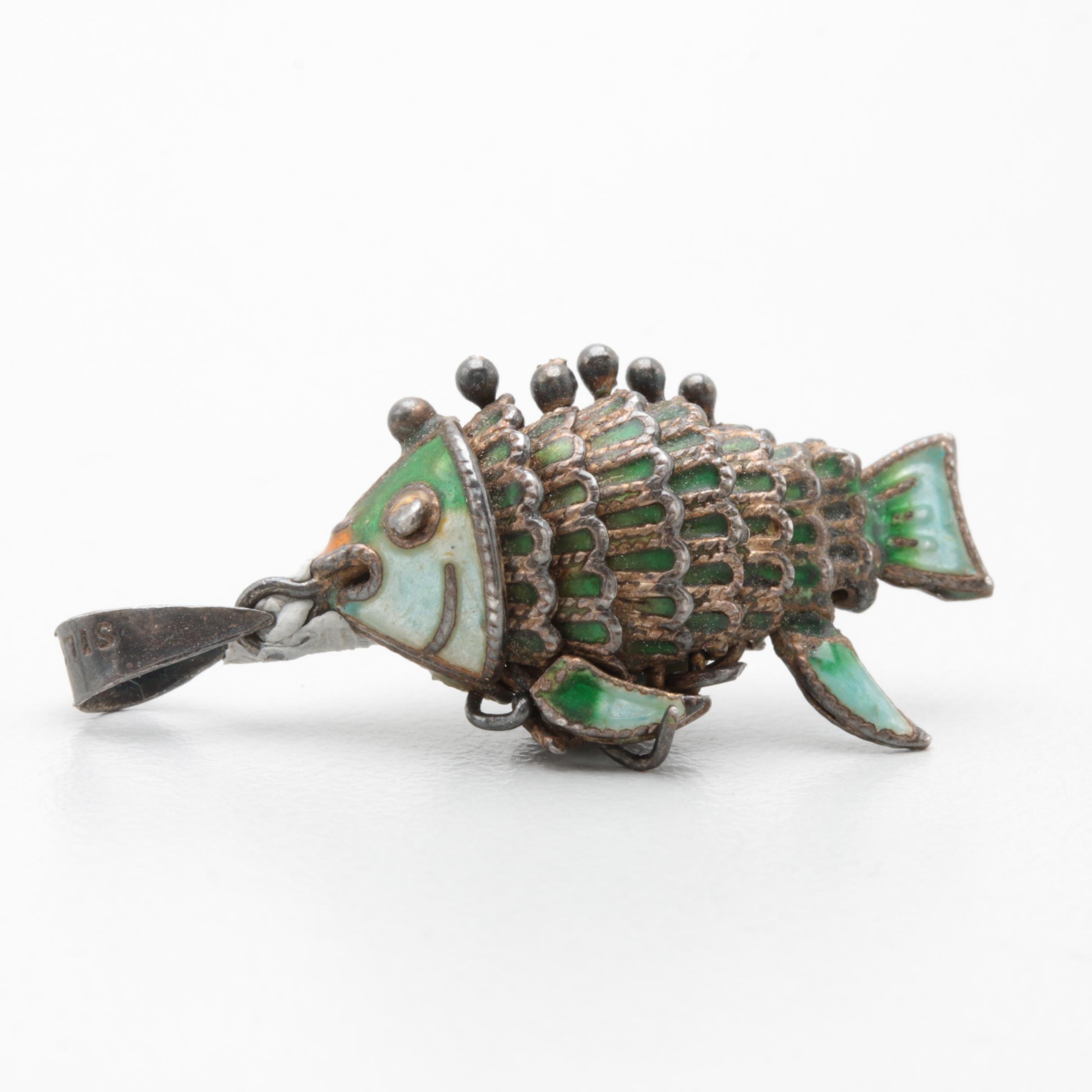 Sterling Silver Brooches and Pendants Featuring Gold Wash and Filigree Accents