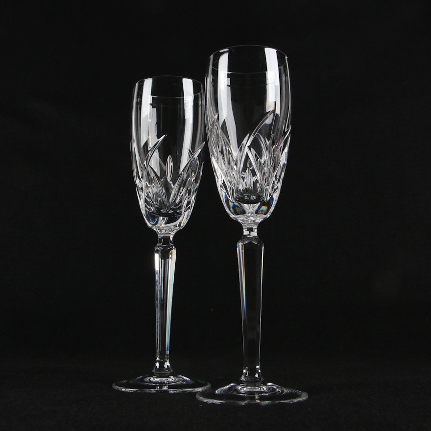 Waterford Crystal "Lucerne" Champagne Flutes