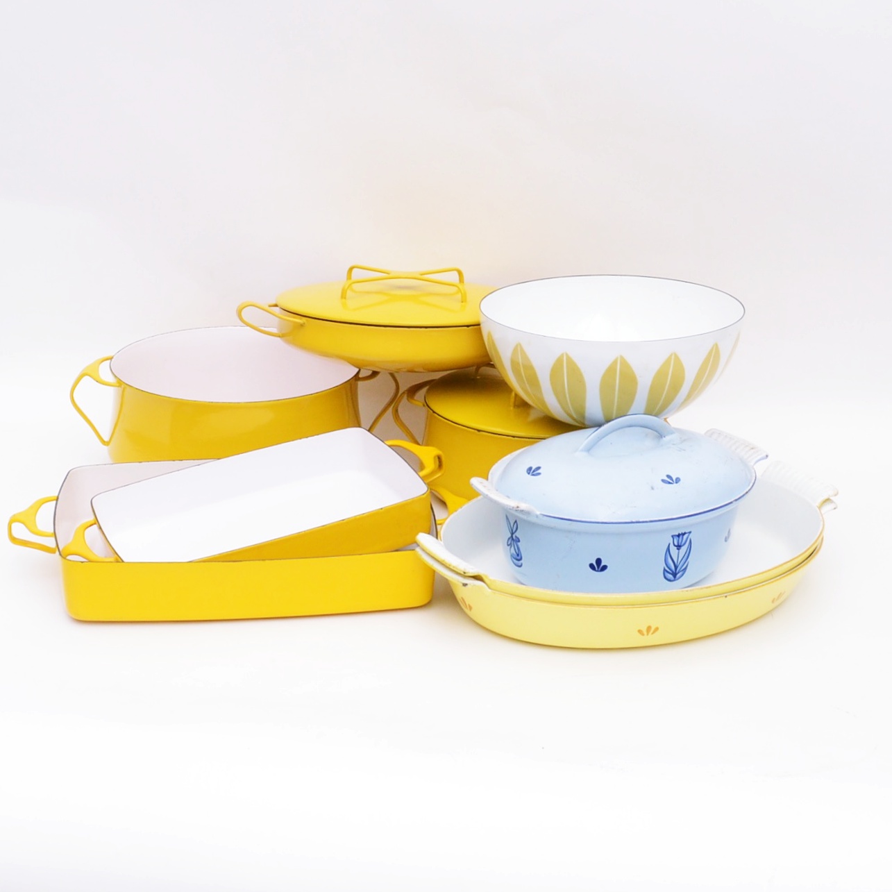 Vintage Dansk Enamel Cookware and More