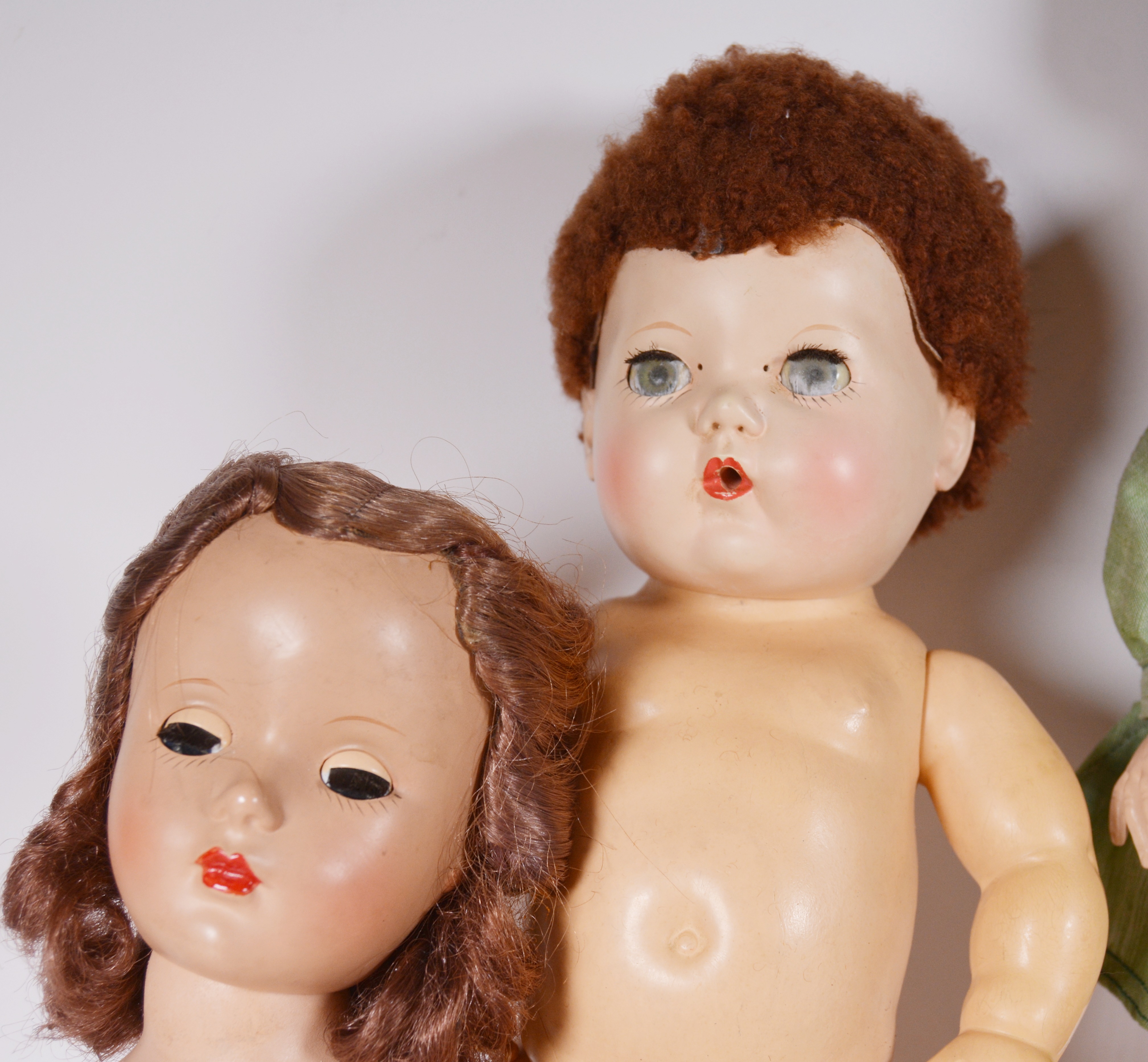 Vintage Dolls Featuring Two Ginny Dolls