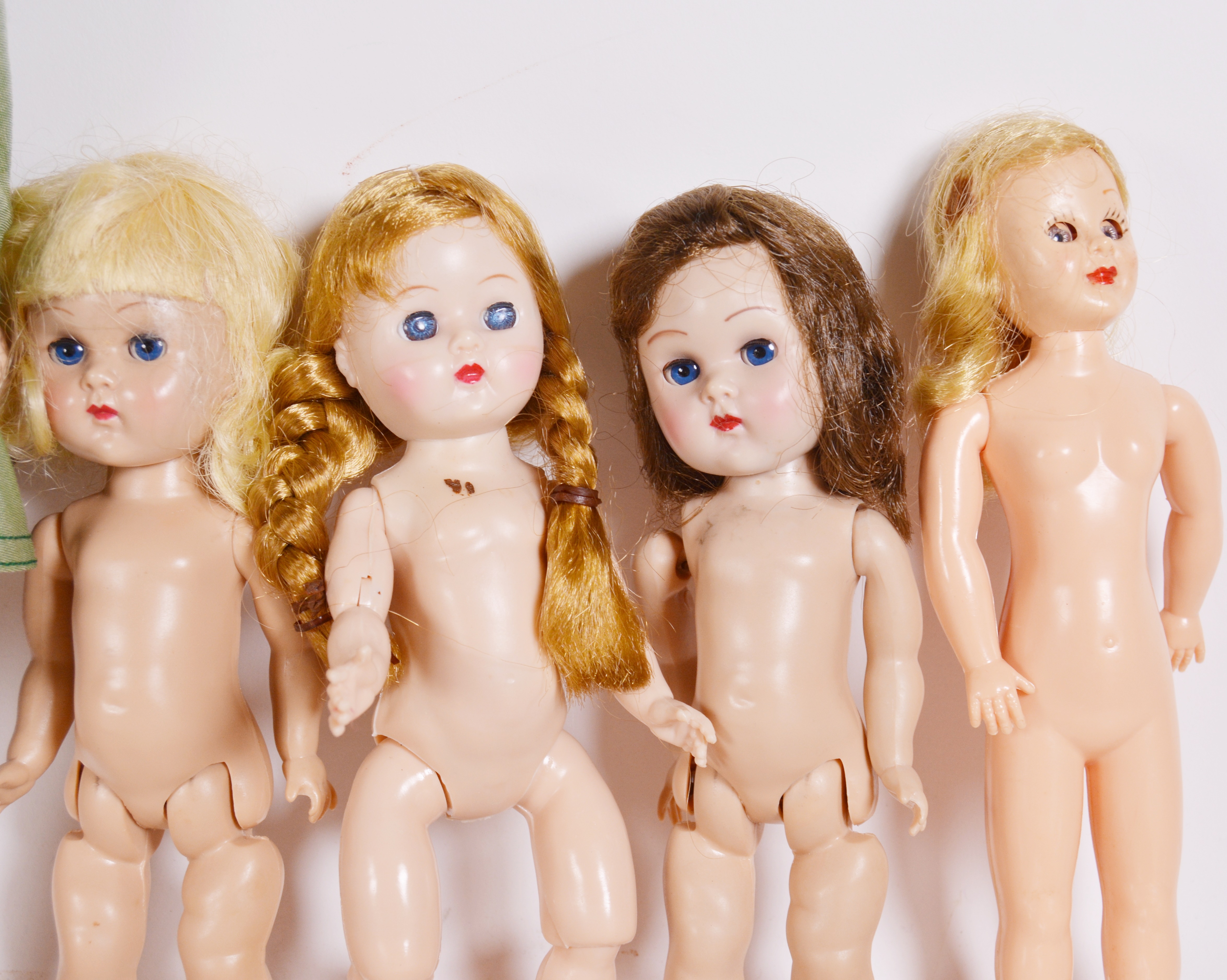 Vintage Dolls Featuring Two Ginny Dolls