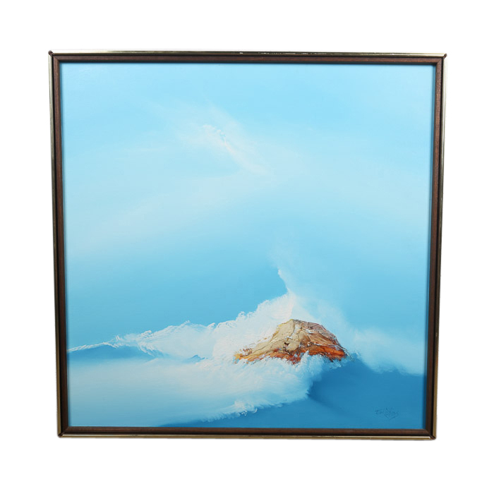 Earl Collins Seascape Oil Painting