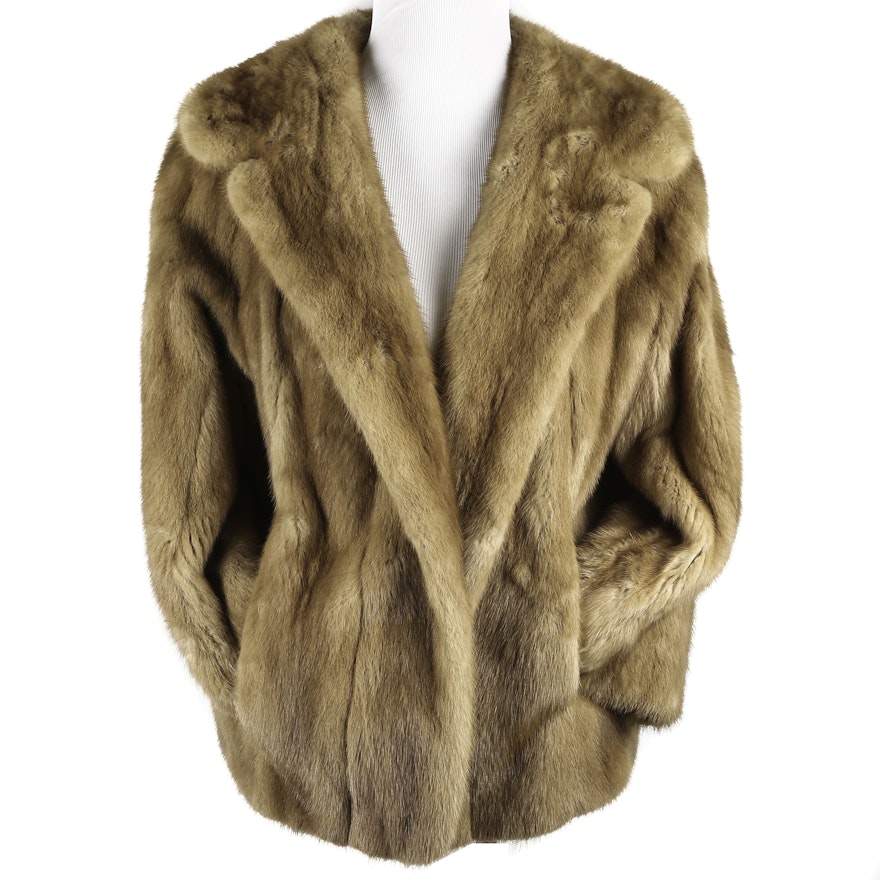 Vintage Gerber of Memphis Blonde Mink Fur Coat