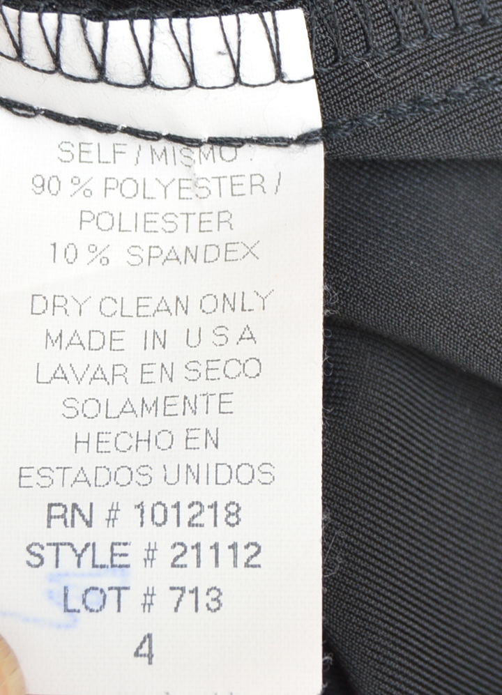 Lawrence Kurtz Black Velvet Evening Gown with Beaded Sleeves