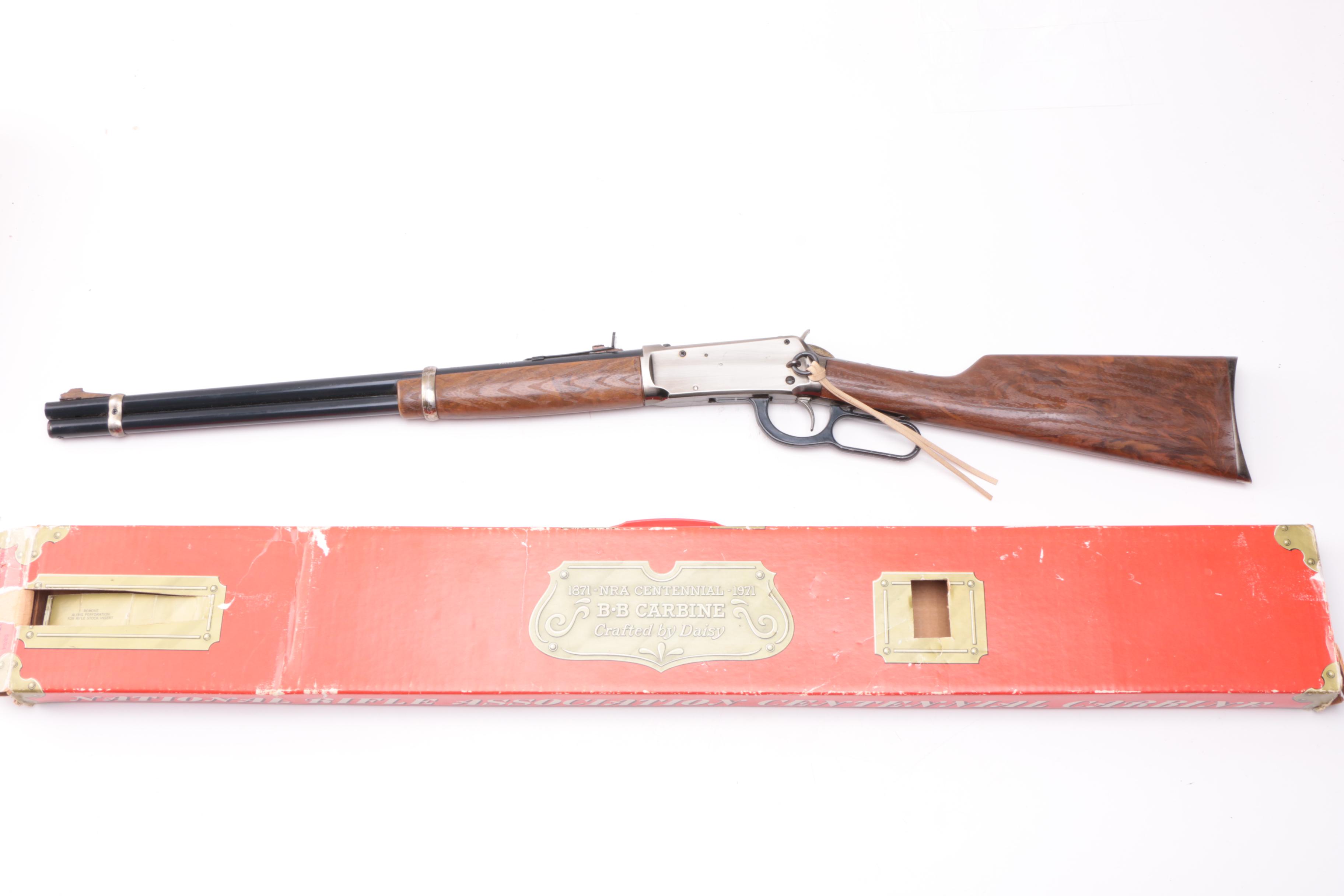 1971 Daisy NRA Centennial Commemorative BB Gun in Original Box