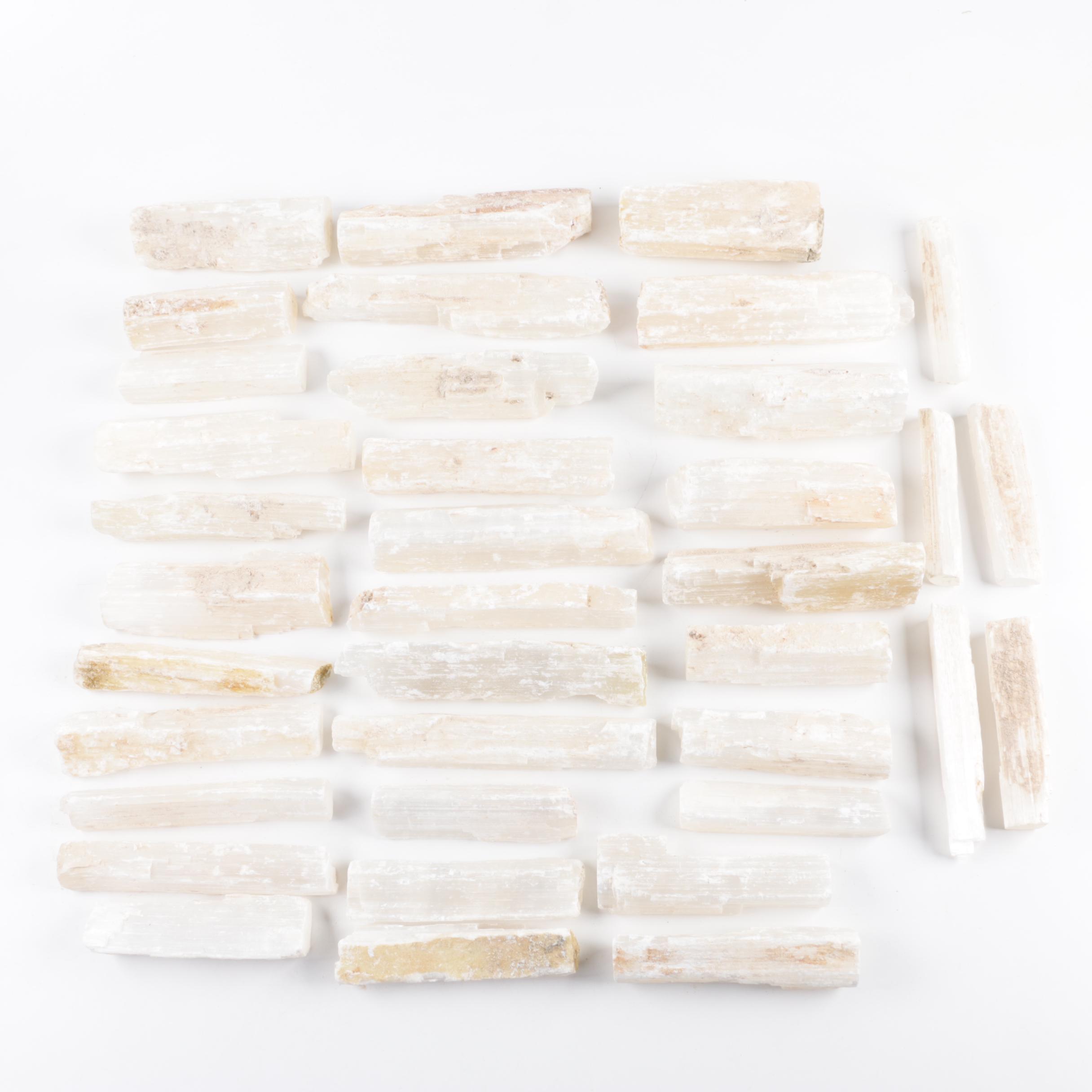 Satin Spar Crystal Specimens