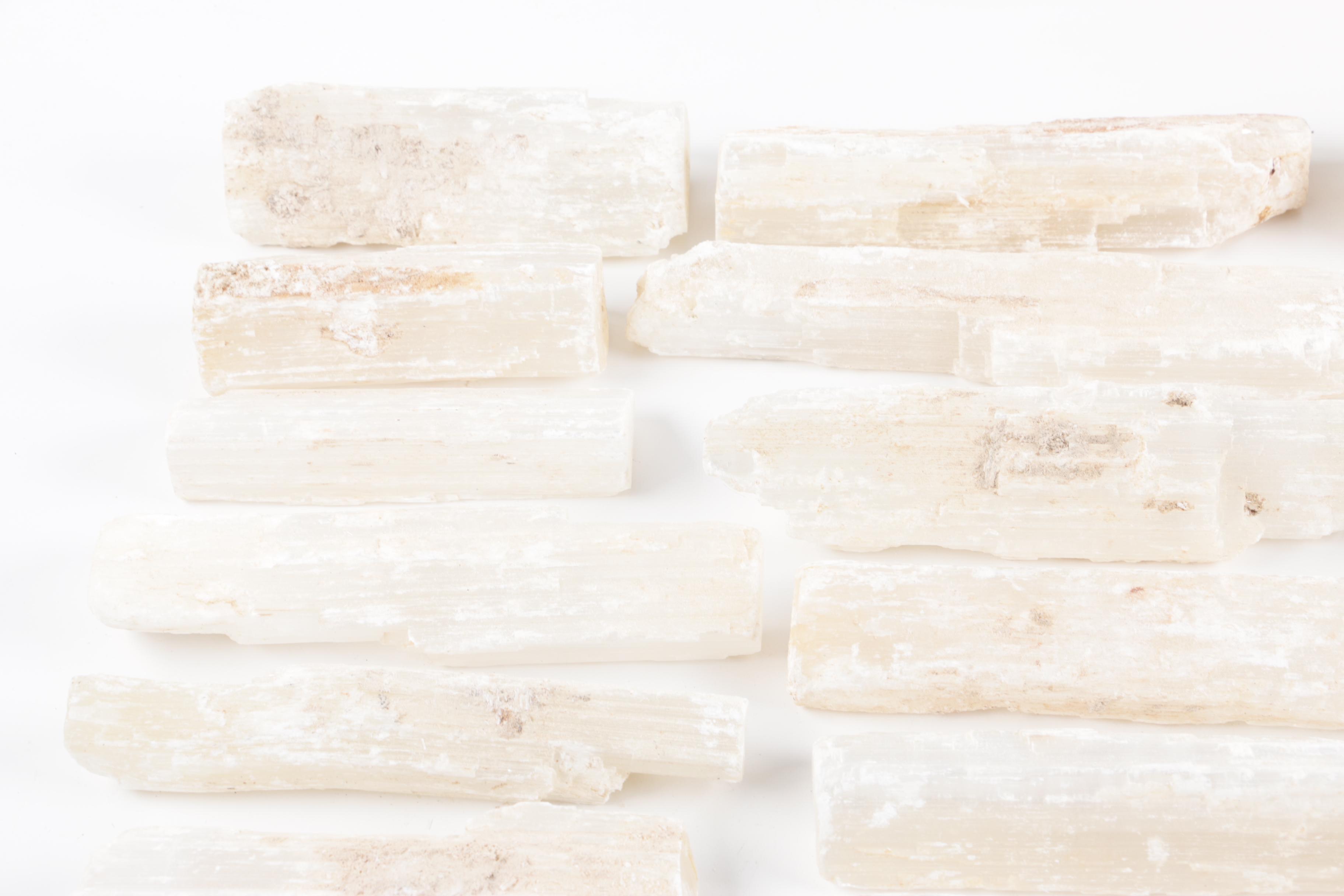 Satin Spar Crystal Specimens