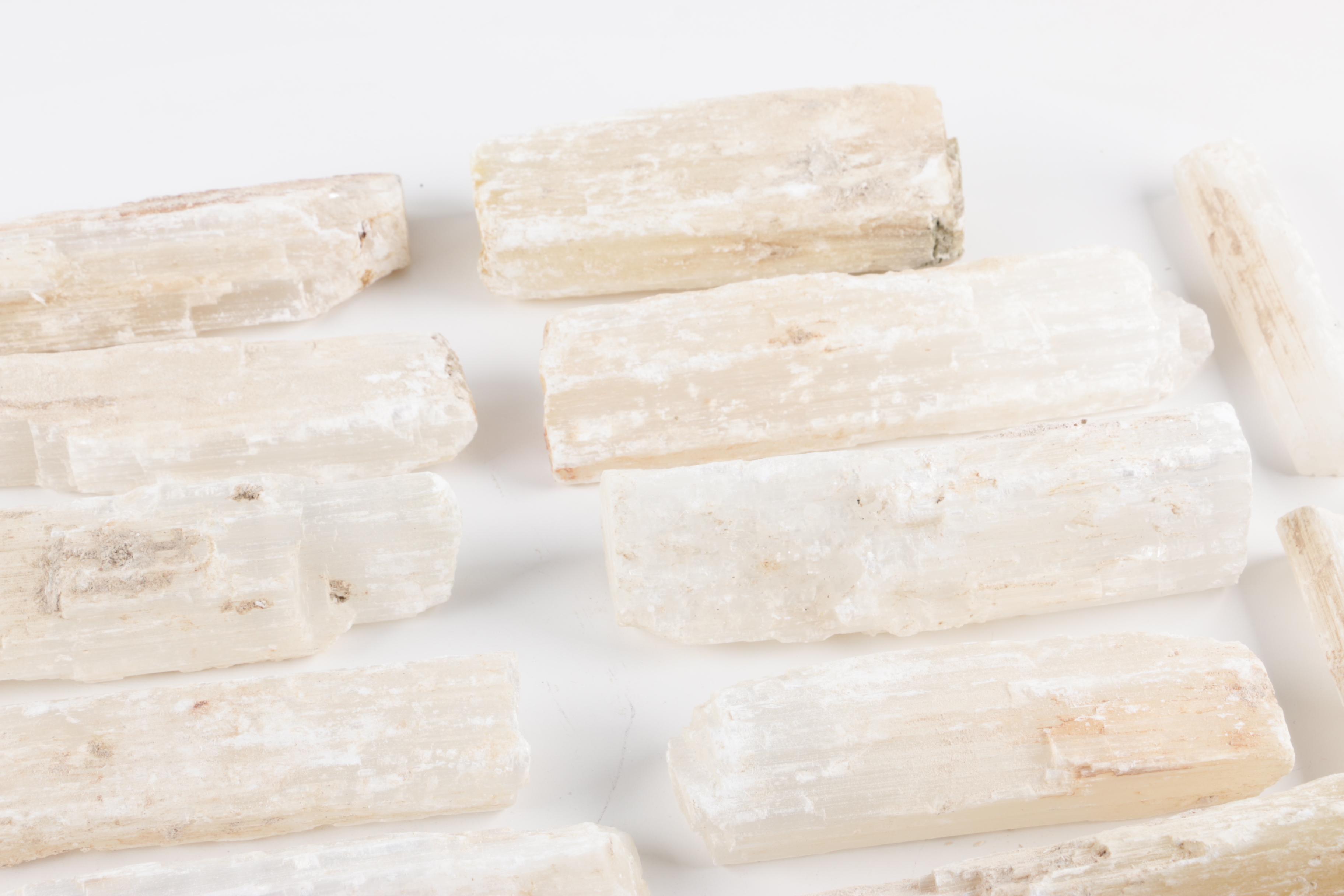 Satin Spar Crystal Specimens