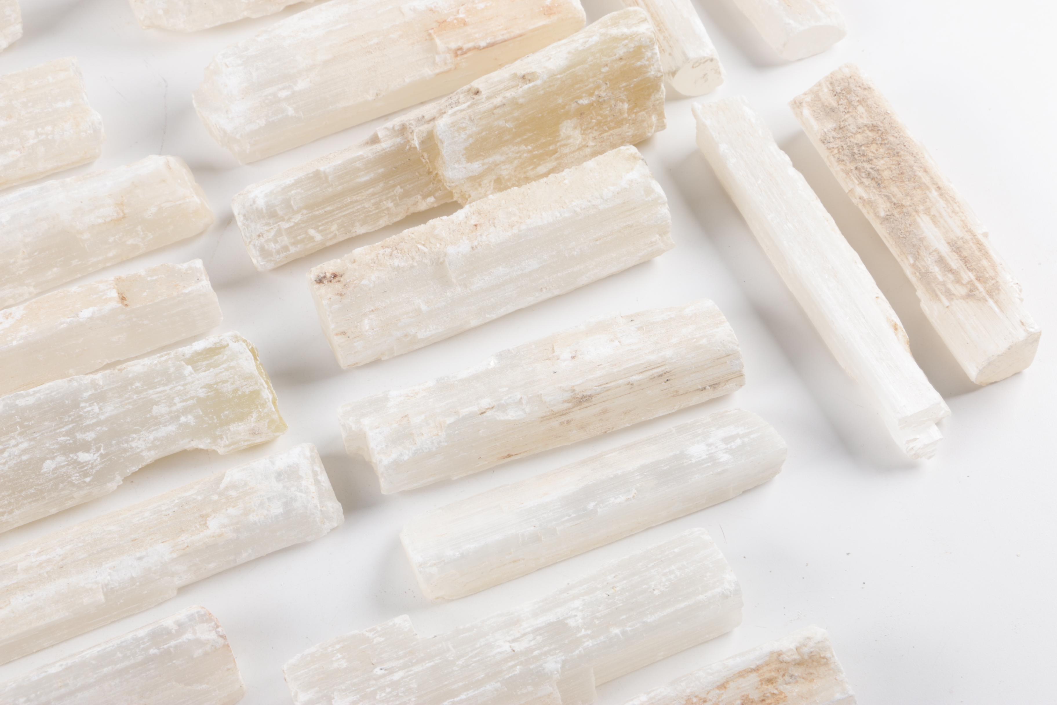 Satin Spar Crystal Specimens