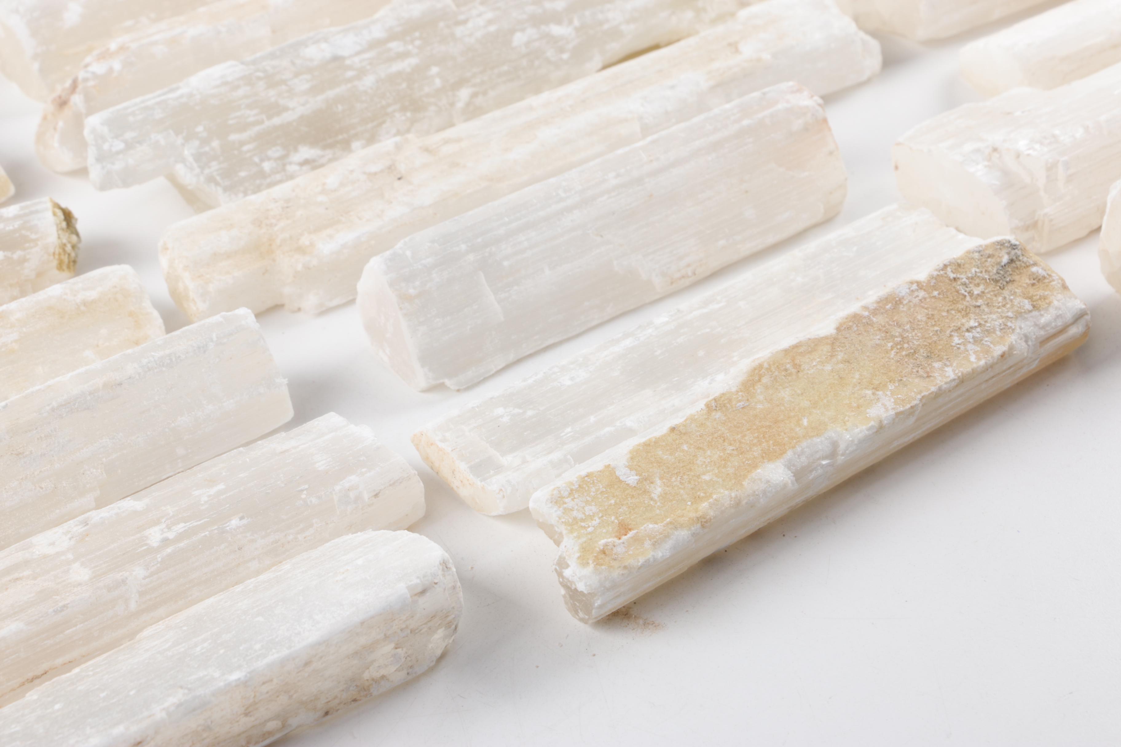 Satin Spar Crystal Specimens