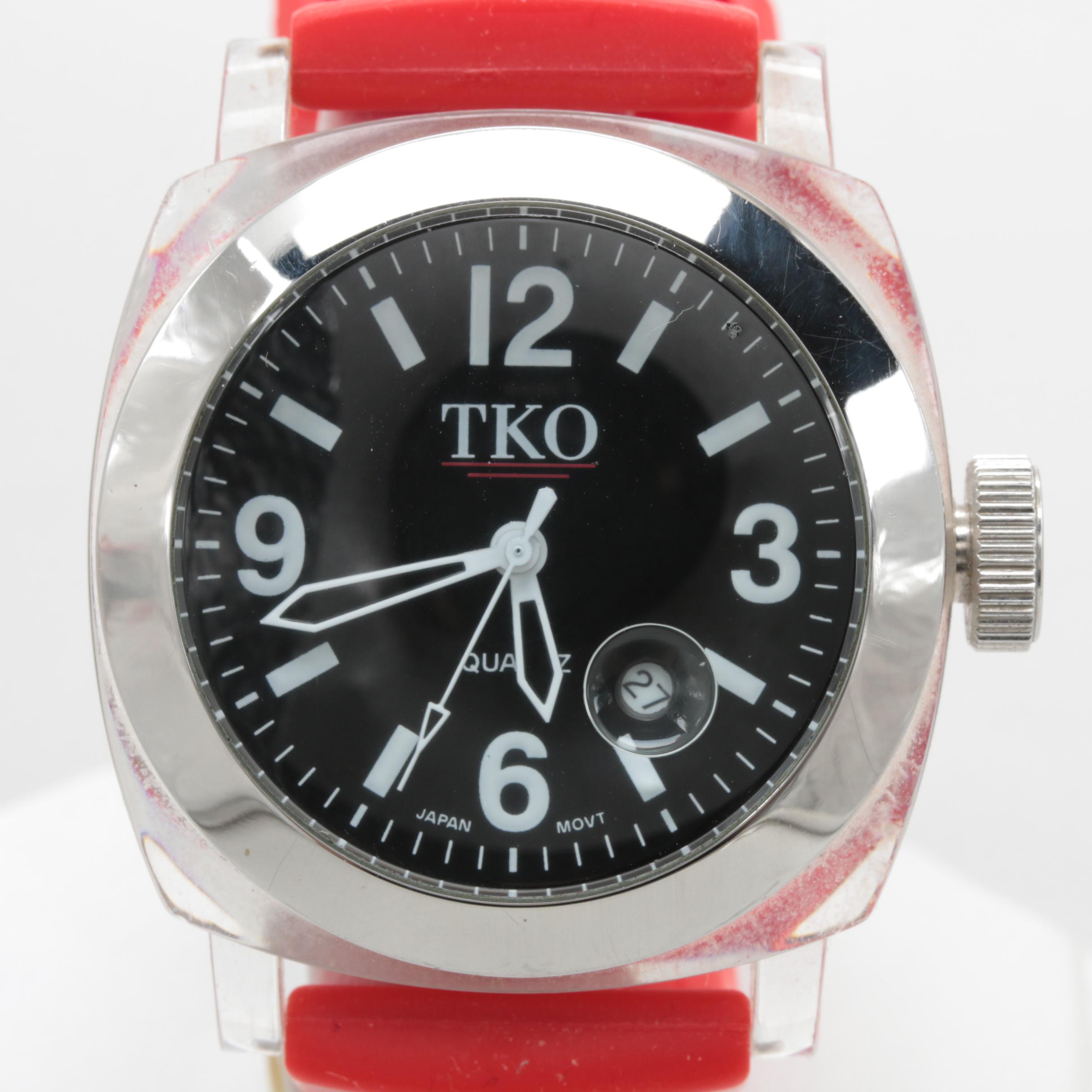 TKO Stainless Steel and Plastic Quartz Watch