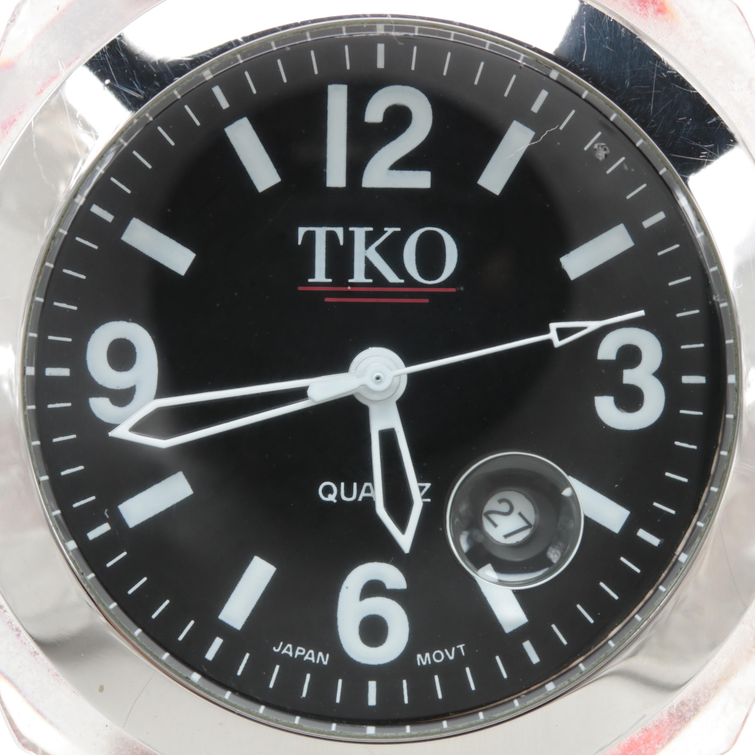 TKO Stainless Steel and Plastic Quartz Watch