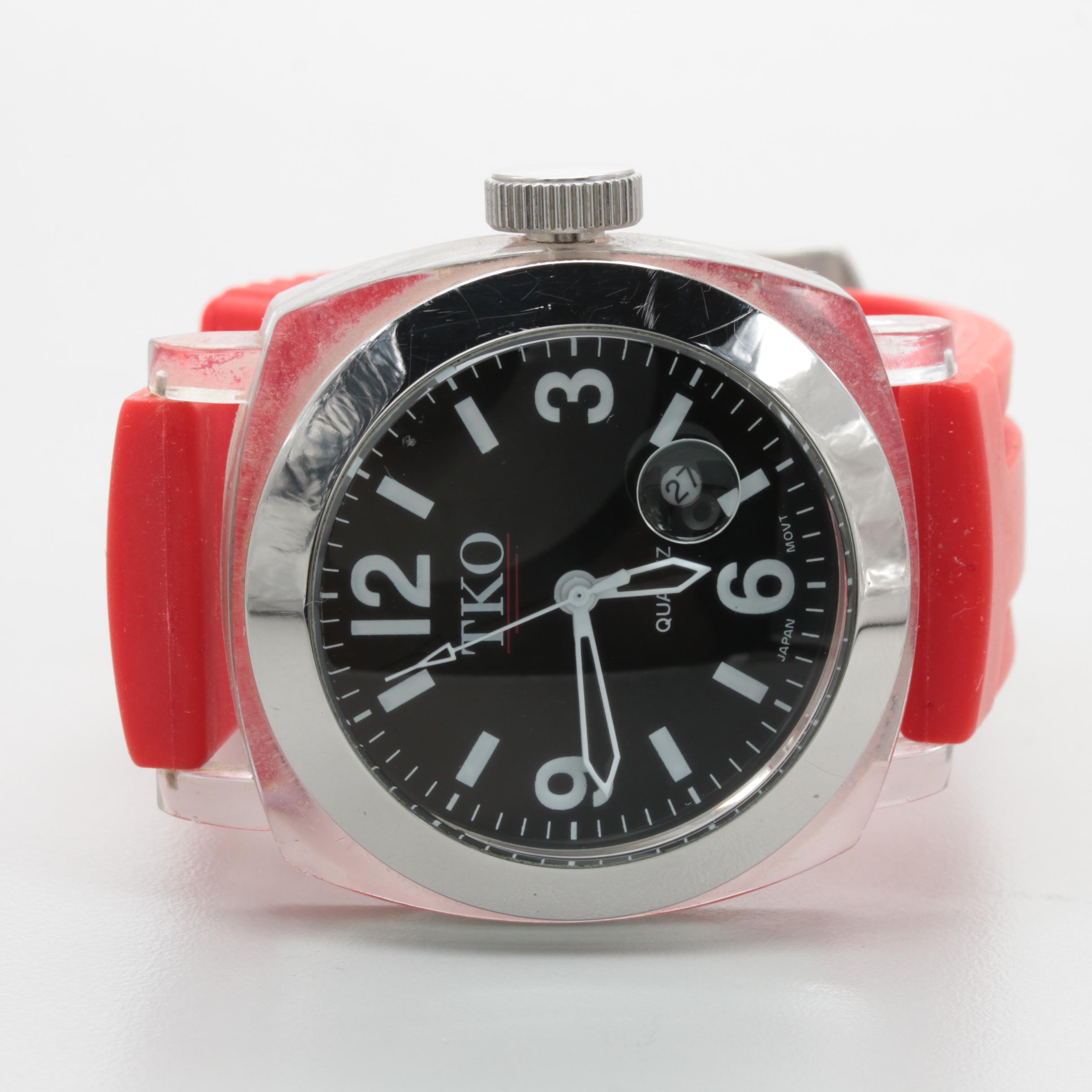 TKO Stainless Steel and Plastic Quartz Watch