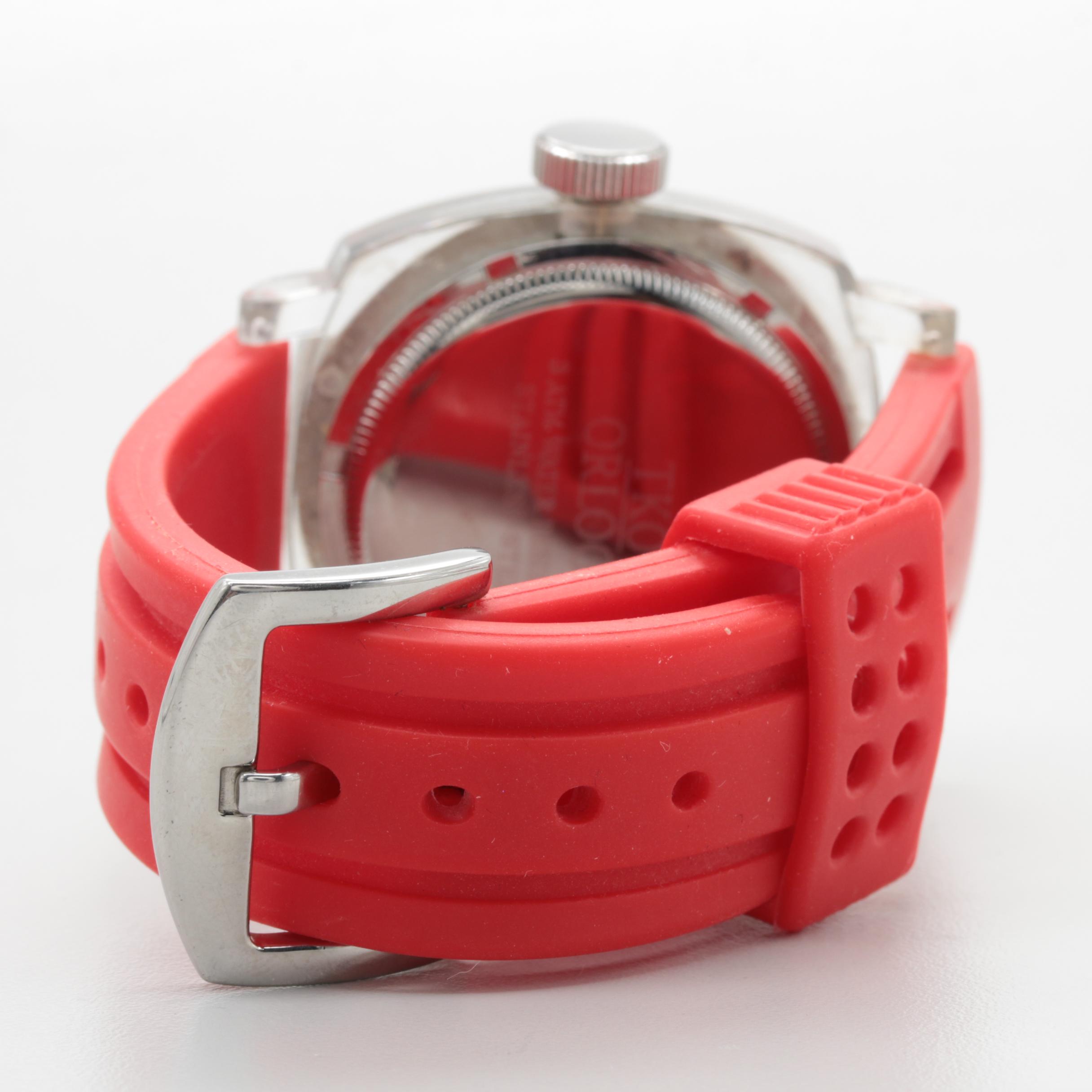 TKO Stainless Steel and Plastic Quartz Watch