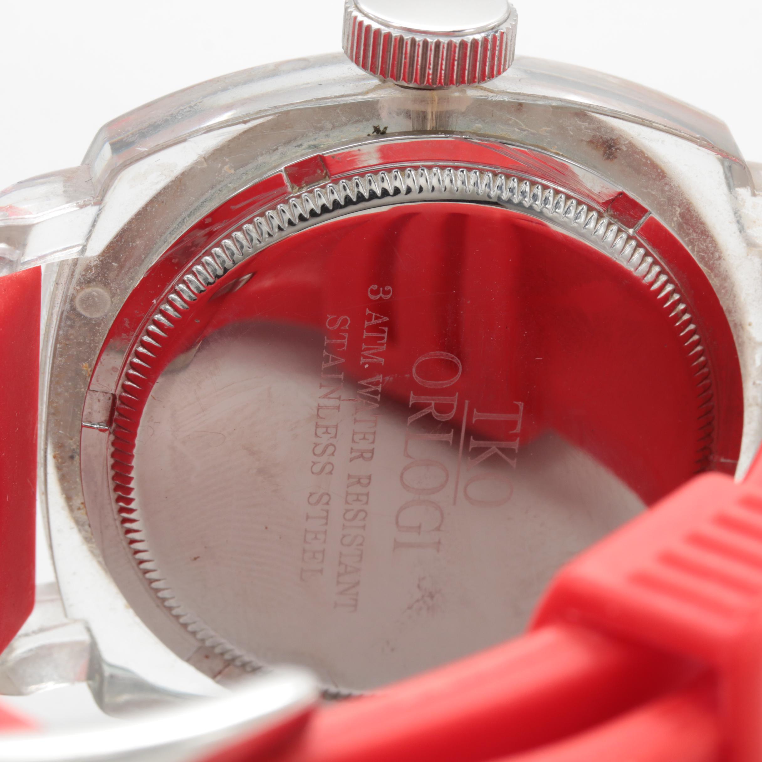 TKO Stainless Steel and Plastic Quartz Watch