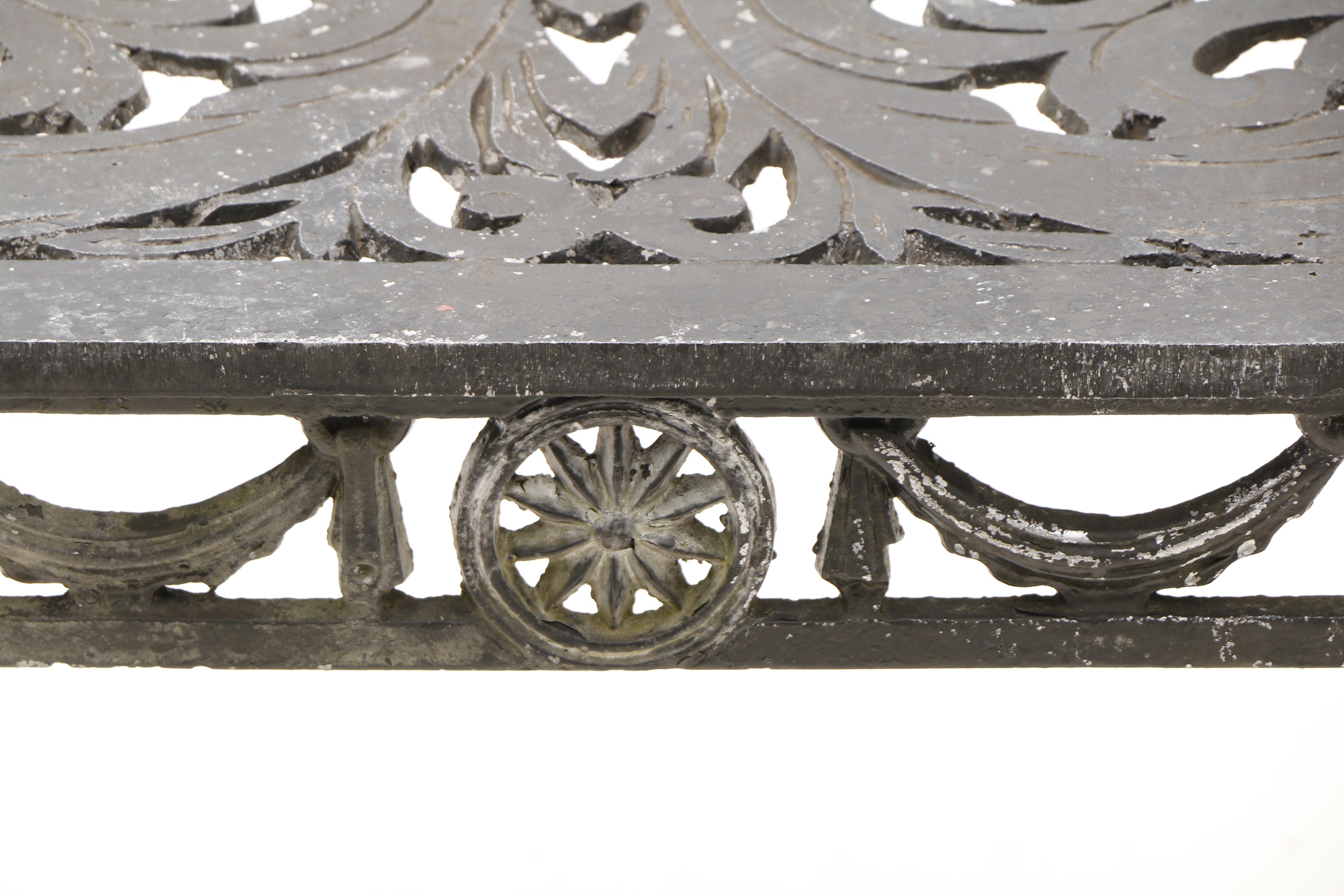 Kenneth Lynch "Filigree Design Star and Dolphin" Chairs and Table