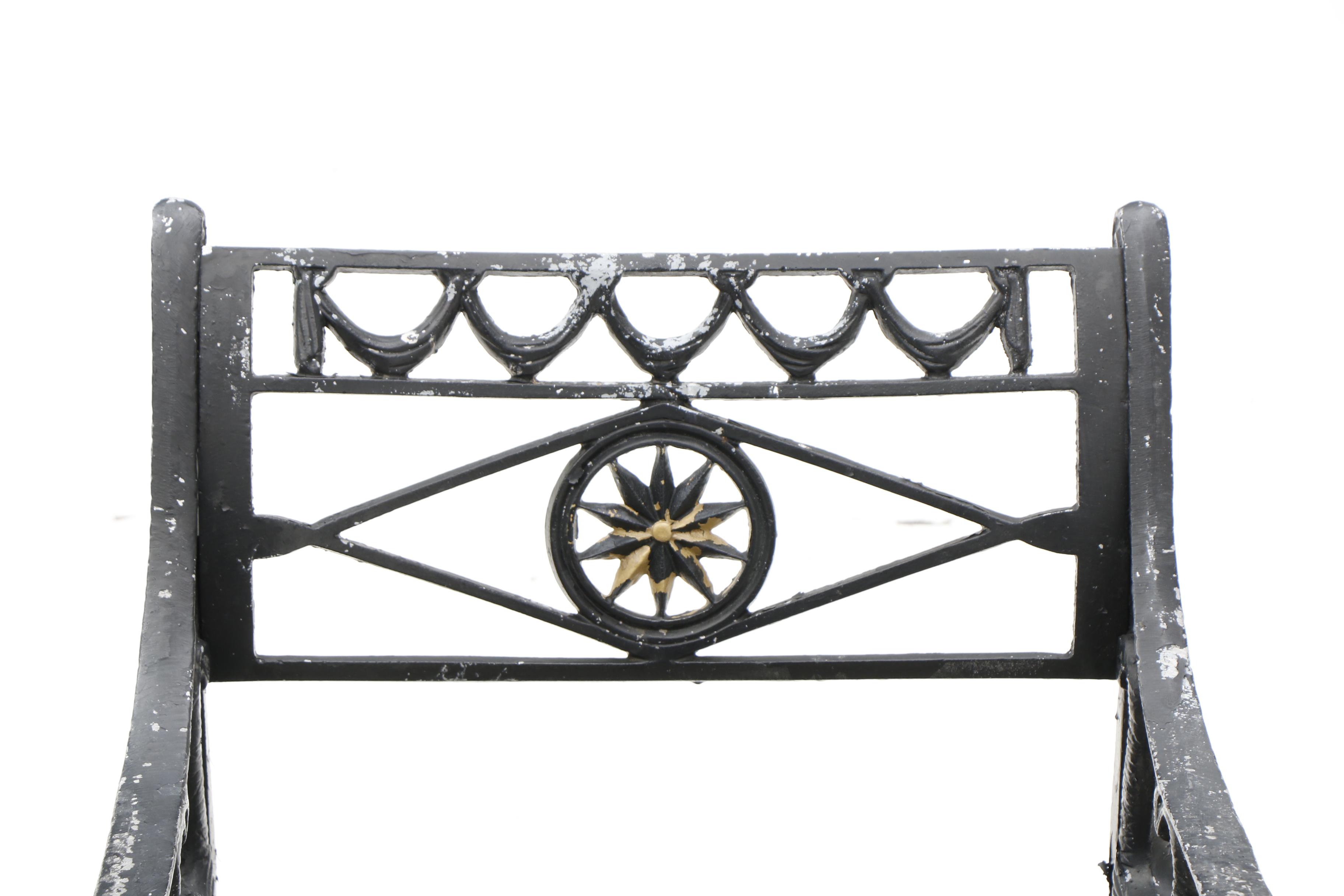 Kenneth Lynch "Filigree Design Star and Dolphin" Chairs and Table