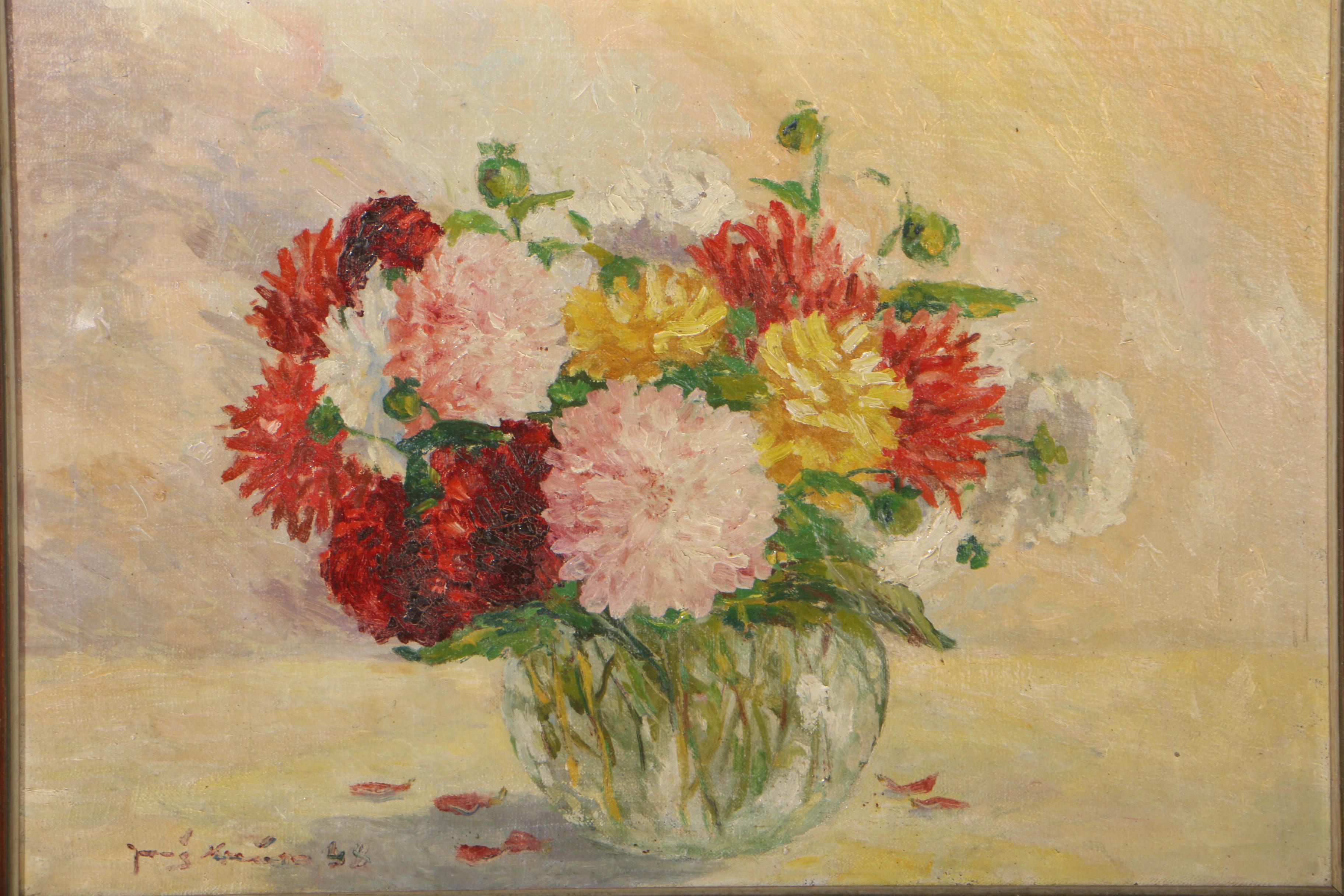 1948 Still Life Oil Painting