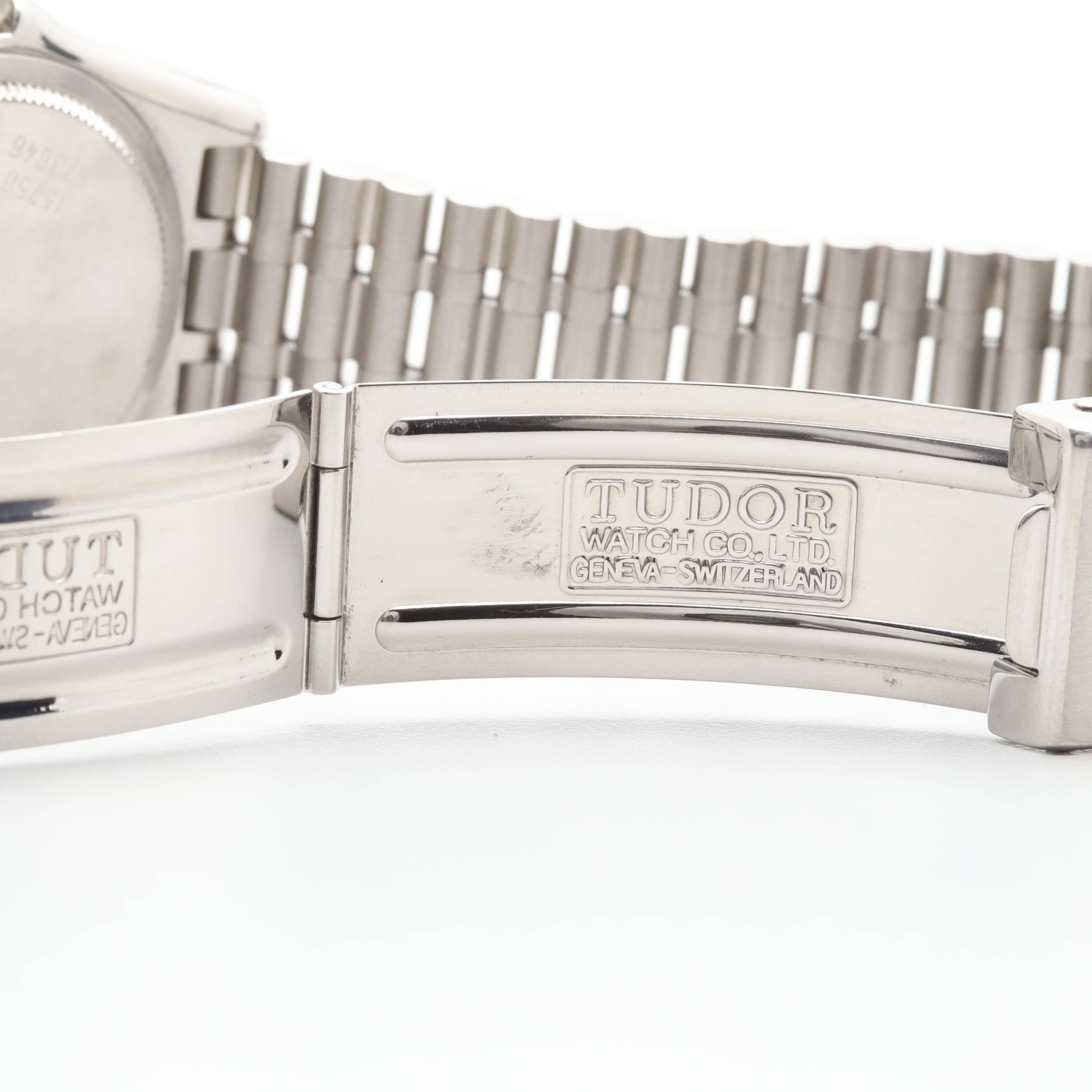 Tudor Stainless Steel Monarch II Quartz Watch