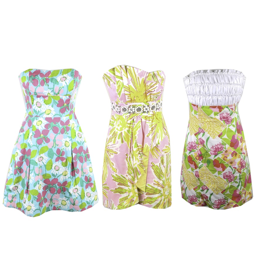 Lilly Pulitzer Strapless Party Dresses