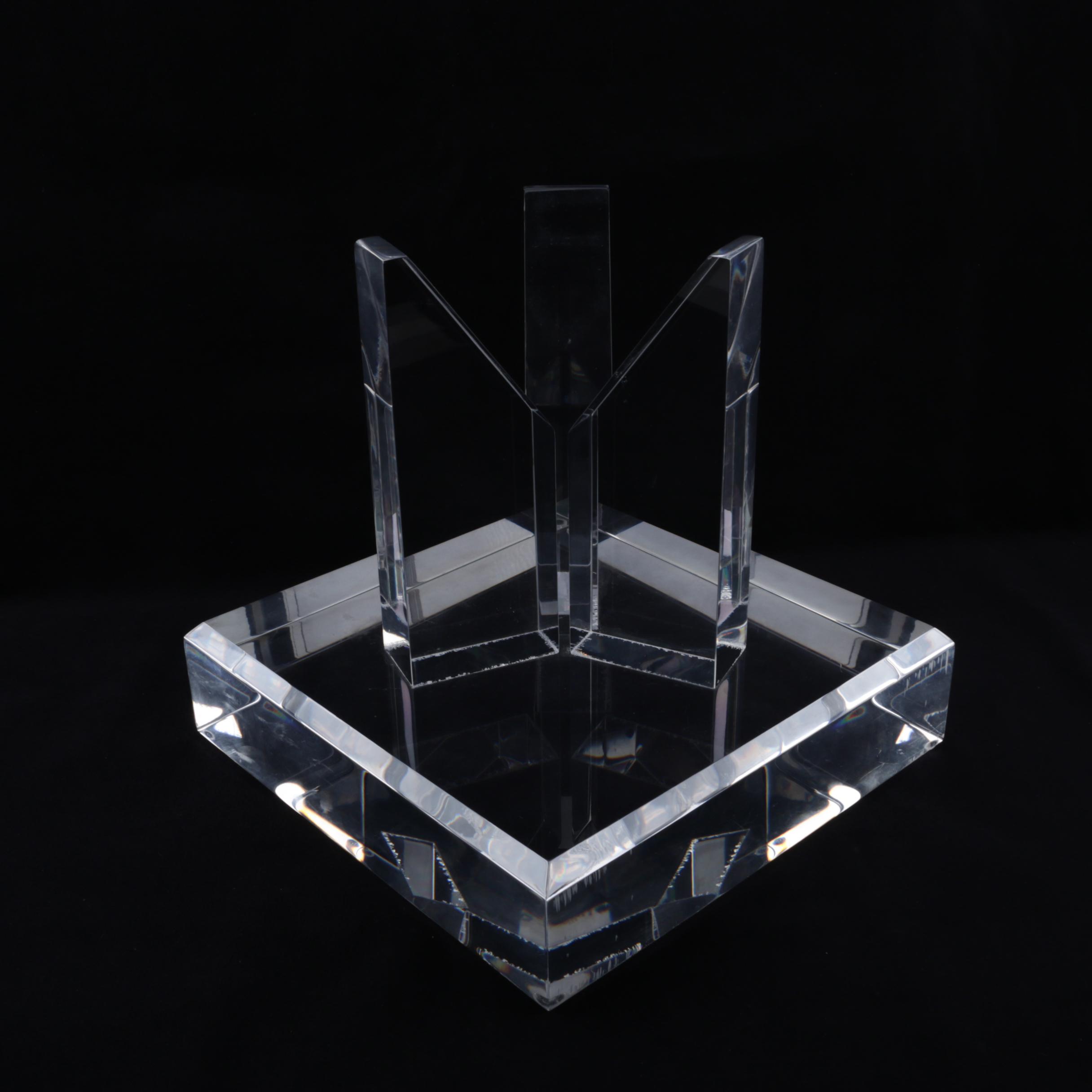 Modern-Style Clear Acrylic Stand